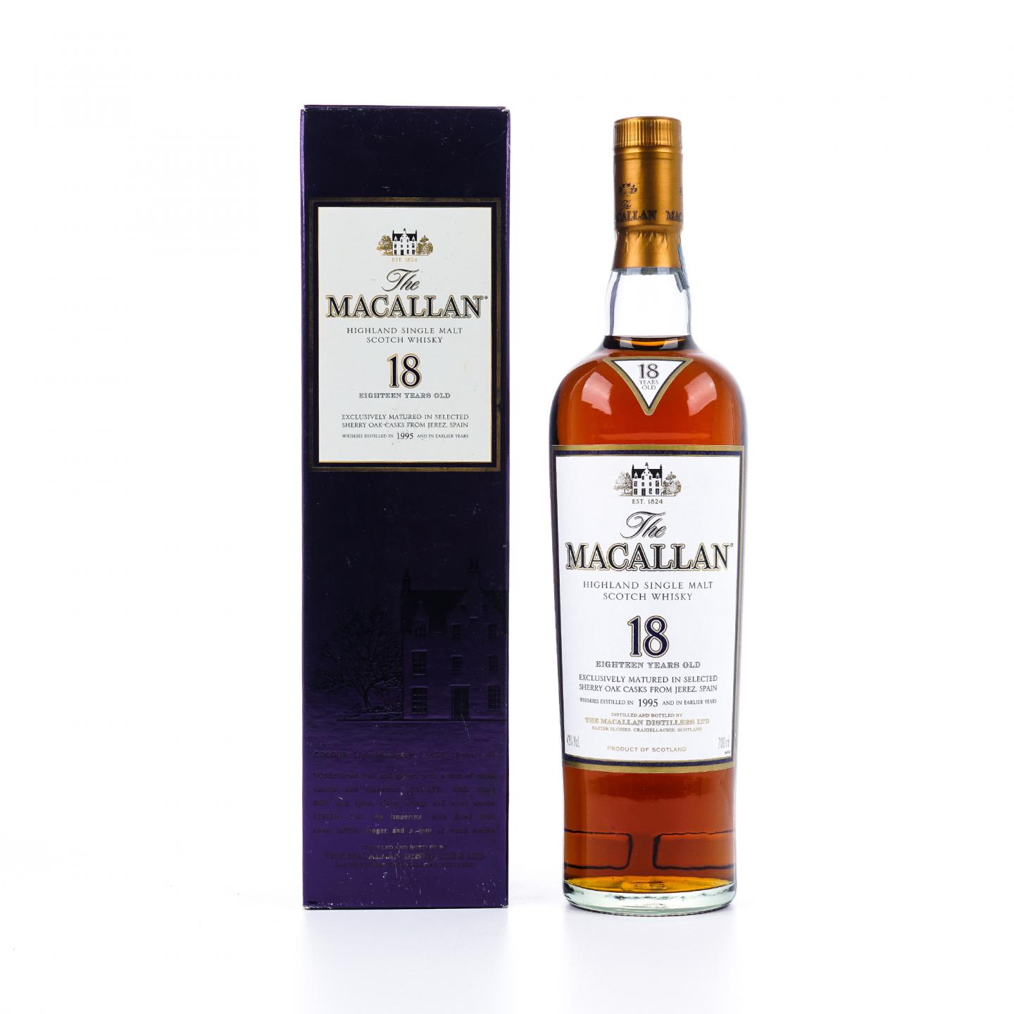 Macallan 麦卡伦 18年 1995 雪莉桶