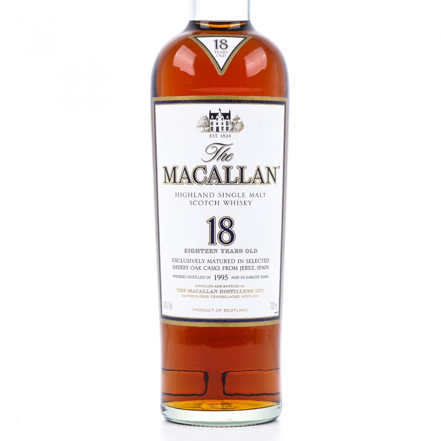 Macallan 麦卡伦 18年 1995 雪莉桶