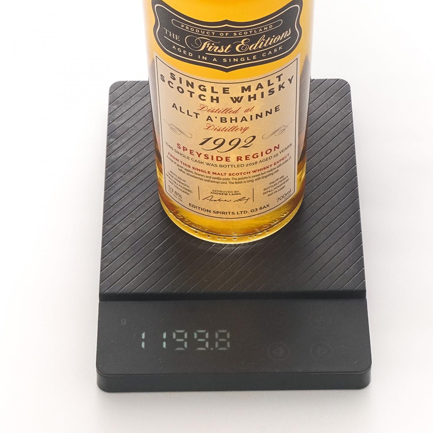Allt-a-Bhainne 欧特班 25年 1992-2018 Edition Spirits