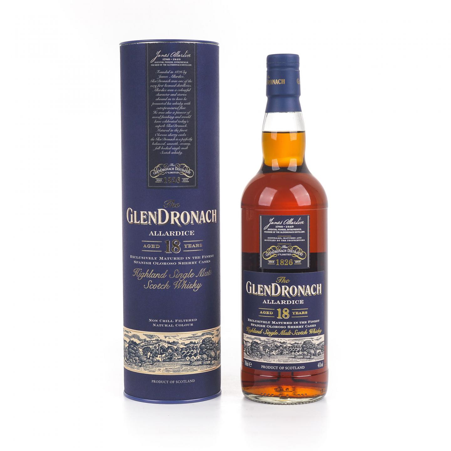 Glendronach 格兰多纳 18年 2018 雪莉桶 行货