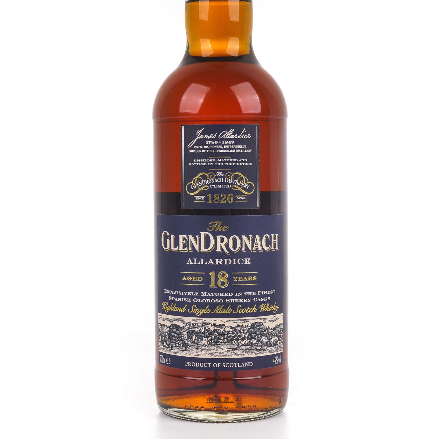 Glendronach 格兰多纳 18年 2018 雪莉桶 行货