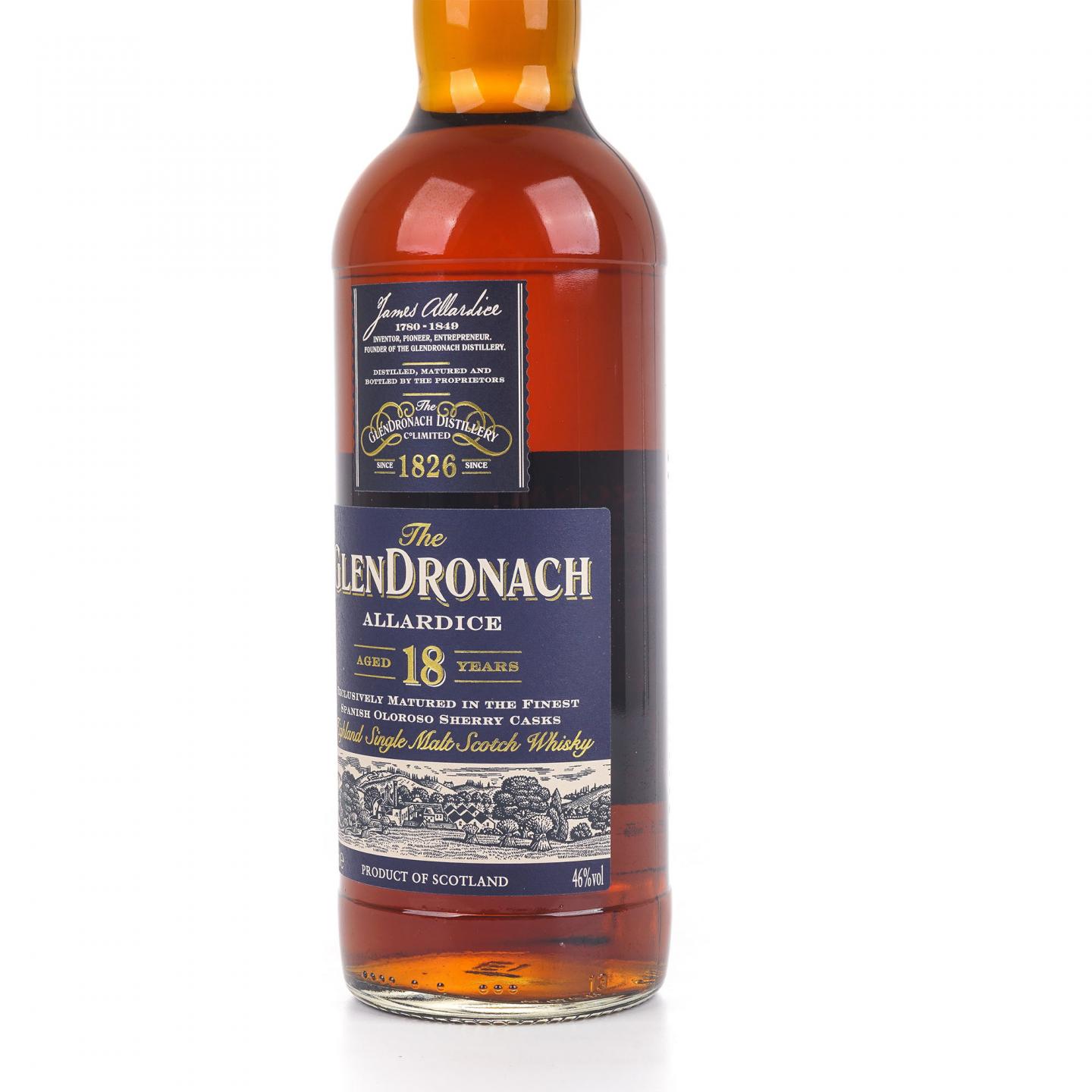 Glendronach 格兰多纳 18年 2018 雪莉桶 行货