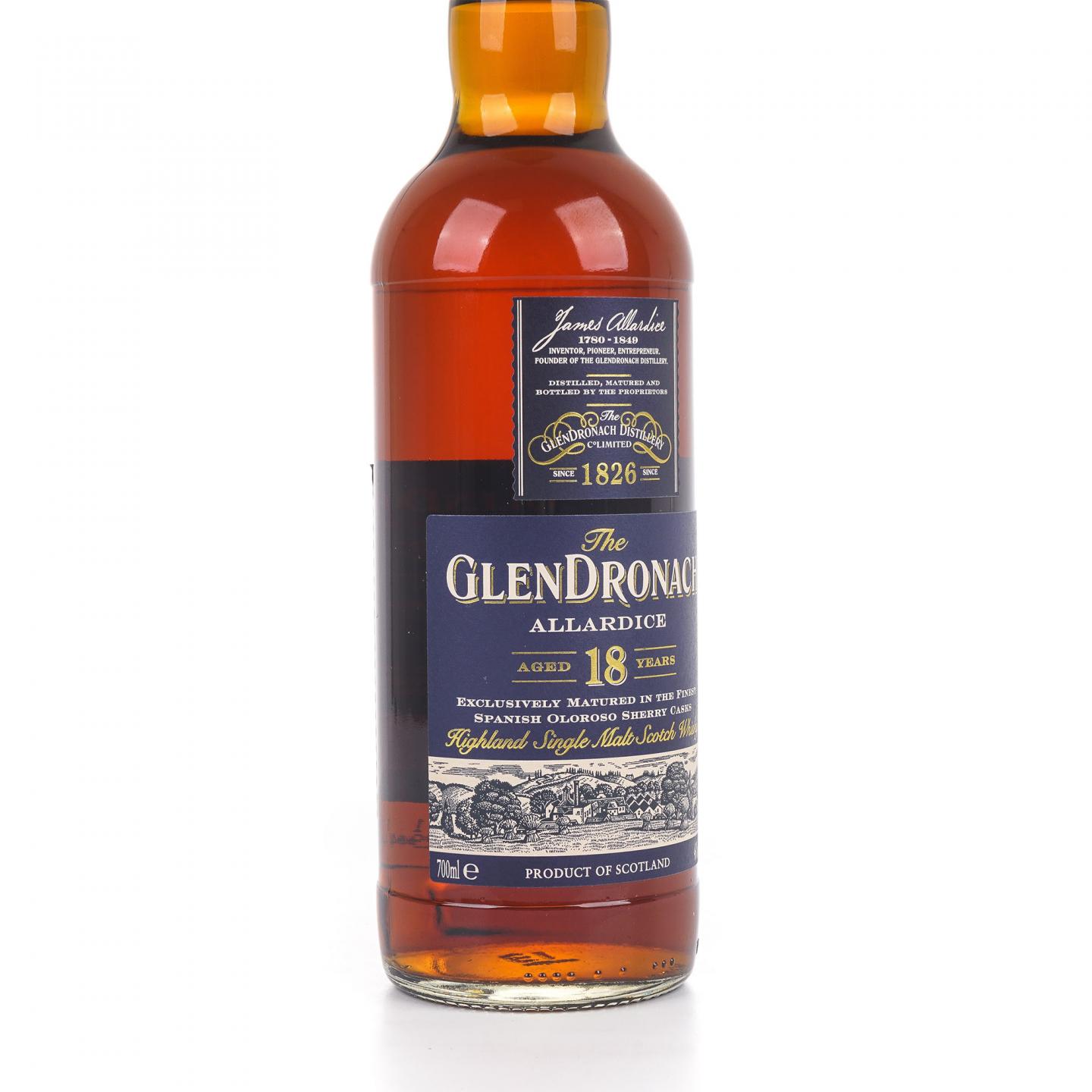Glendronach 格兰多纳 18年 2018 雪莉桶 行货