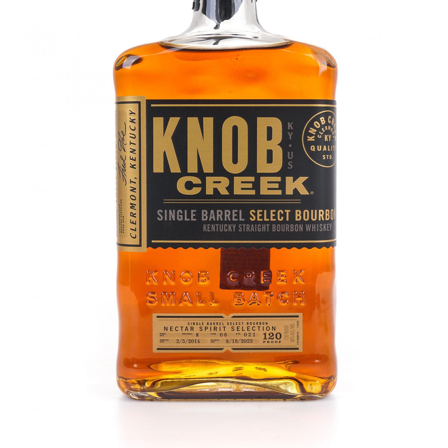 Knob Creek 诺布溪 2014-2023 Single Barrel 波本威士忌 Small Batch 750ml