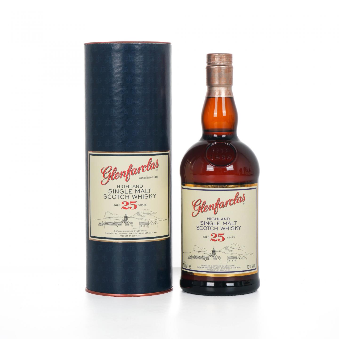 Glenfarclas 格兰花格 25年 圆筒 43%Vol.