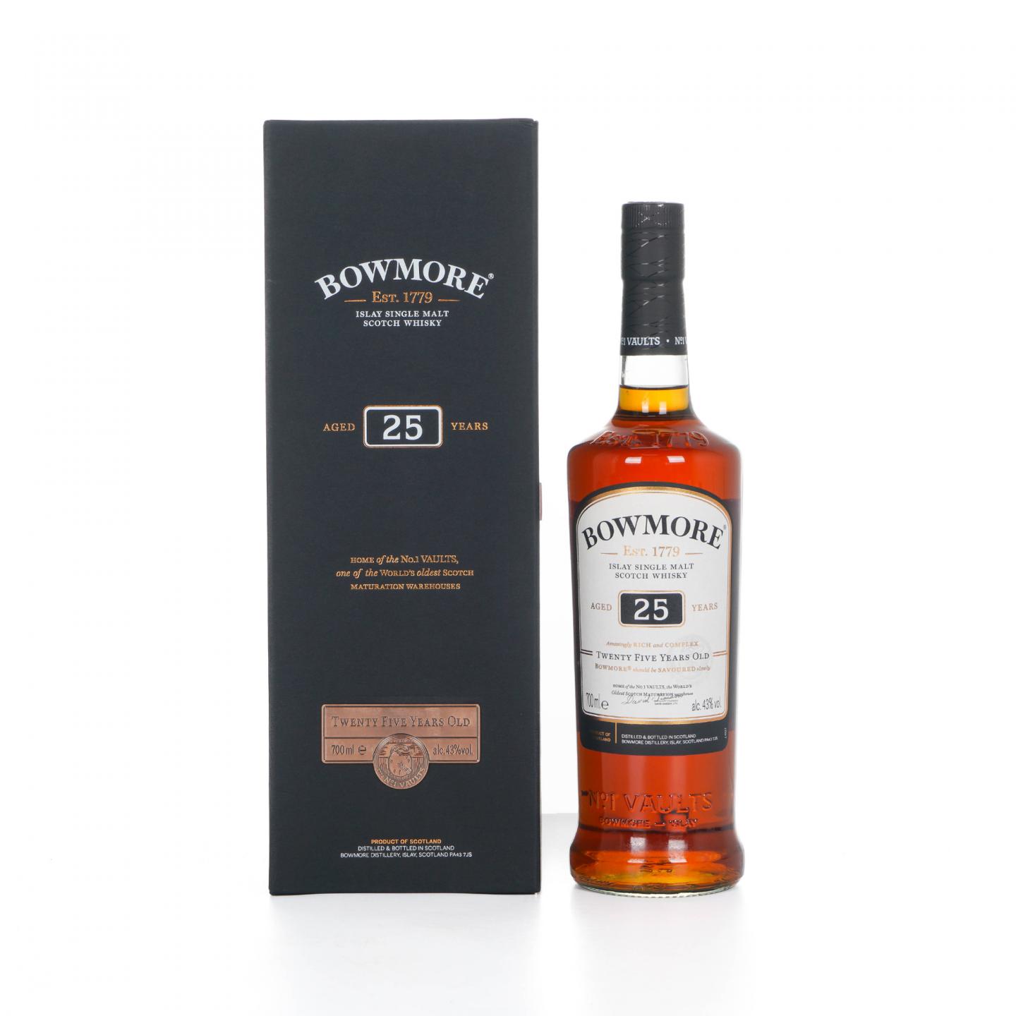 Bowmore 波摩 25年 单一麦芽 礼盒 43%Vol.