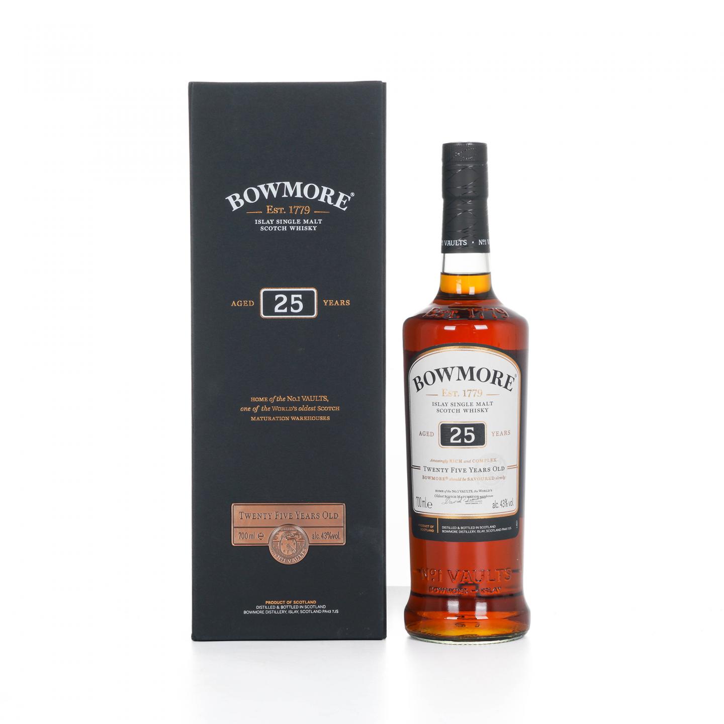 Bowmore 波摩 25年 礼盒 43%Vol.