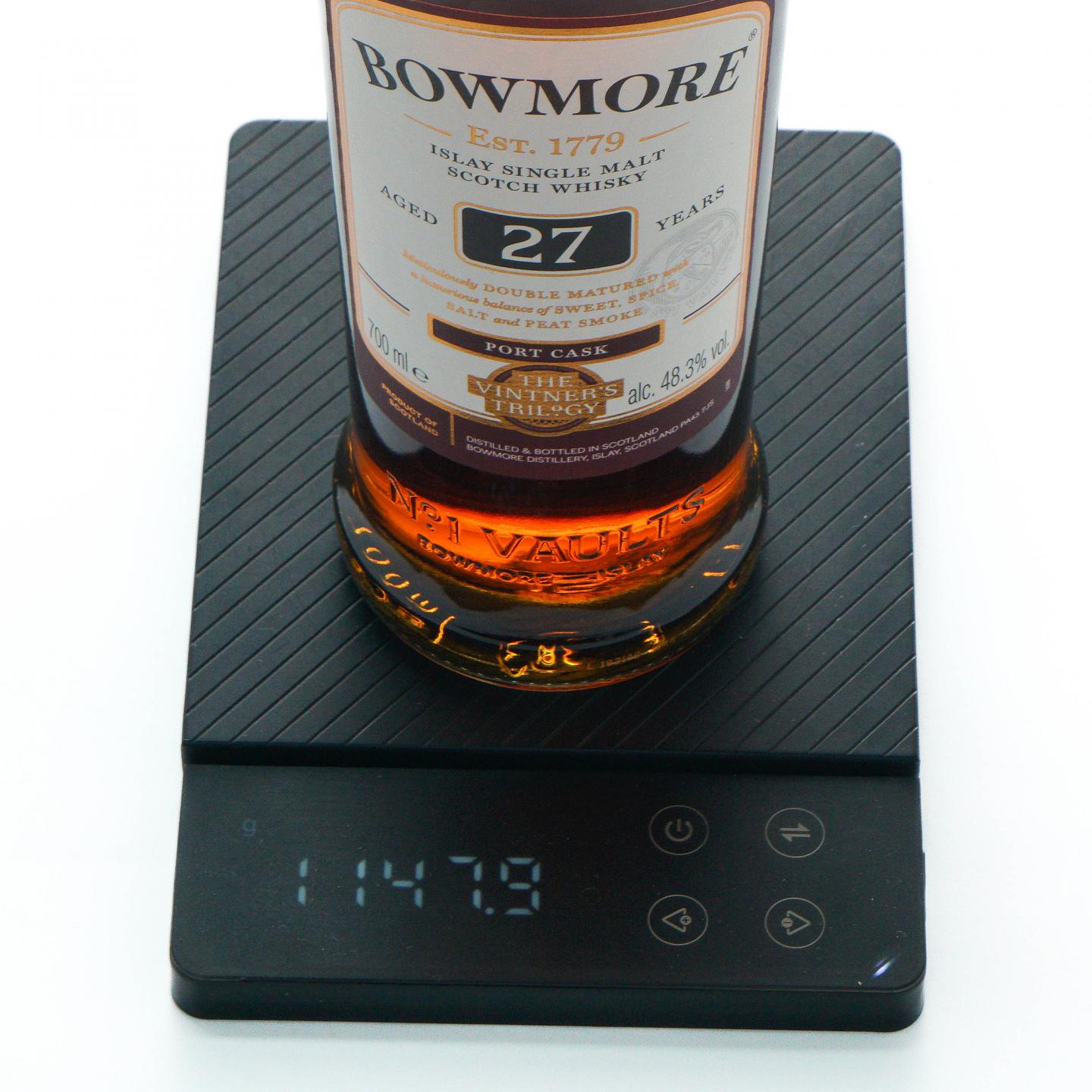 Bowmore 波摩 27年 2018 酒庄三部曲之三 行货