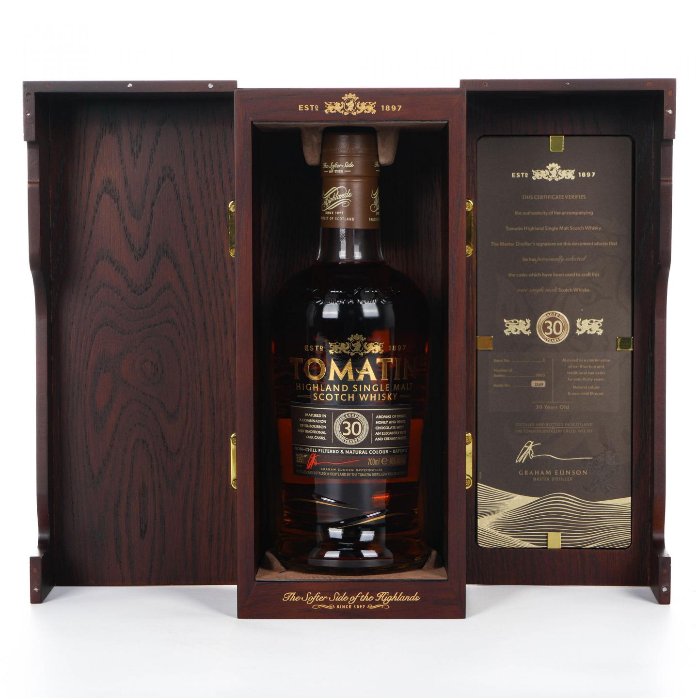 Tomatin 汤马丁 30年 2022 Batch 5 行货_大拍-酒虫网