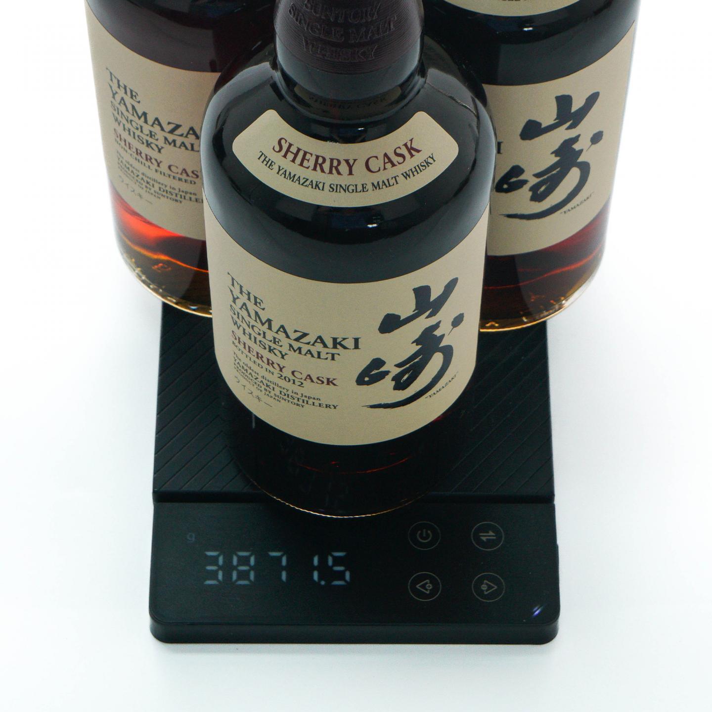 山崎 2009首版/2011/2012 雪莉桶 Sherry Cask 3瓶组