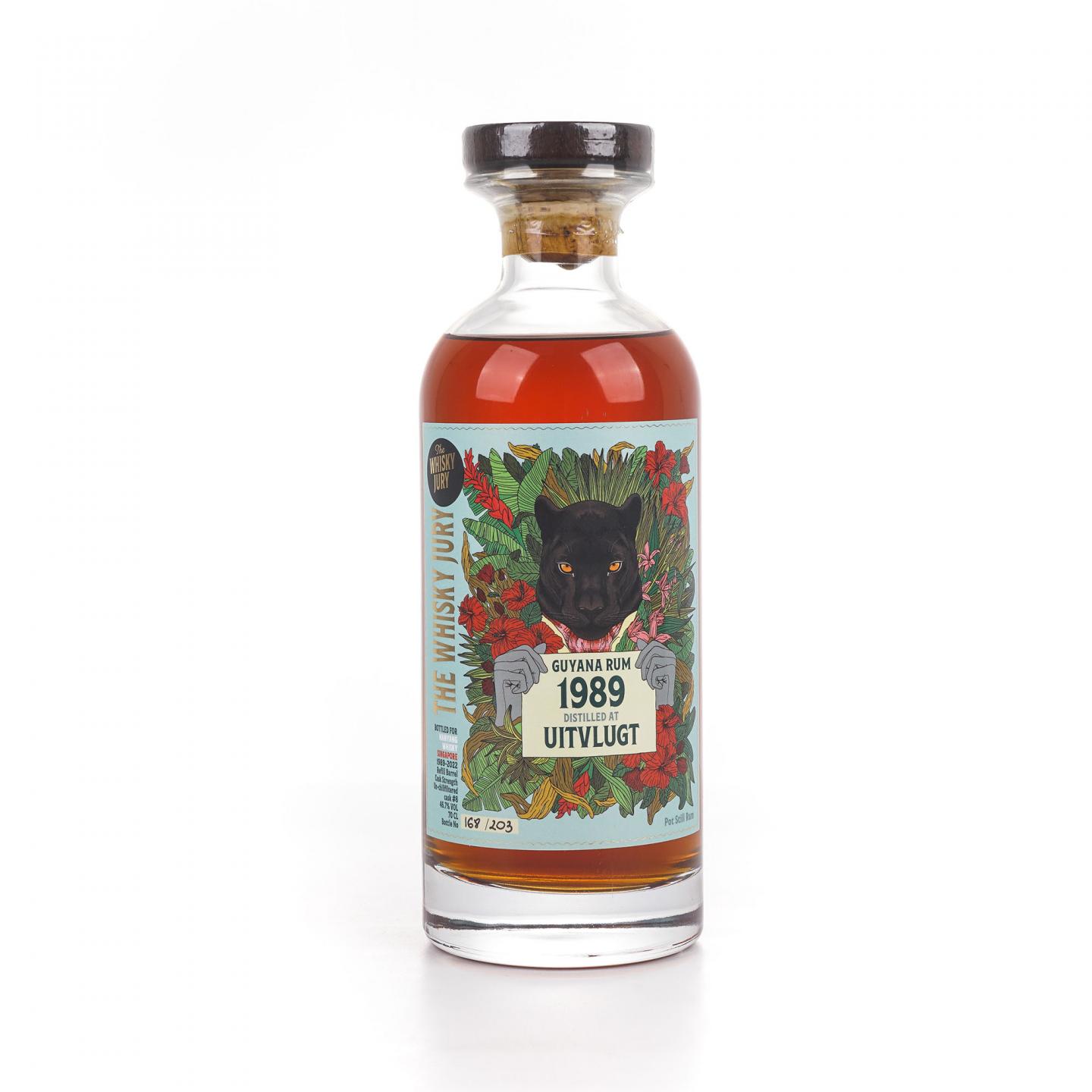 Guyana 1989-2022 Uitvlugt 朗姆酒 The Whisky Jury 桶强