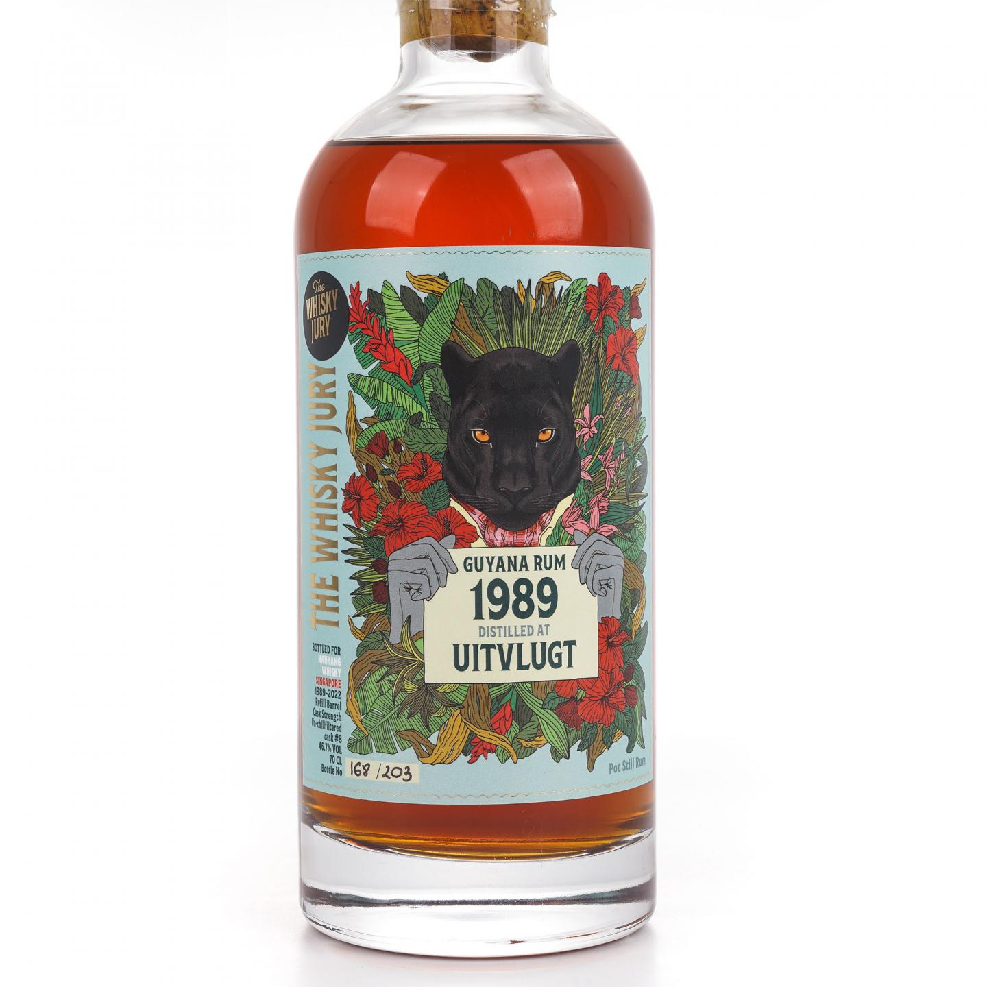 Guyana 1989-2022 Uitvlugt 朗姆酒 The Whisky Jury 桶强