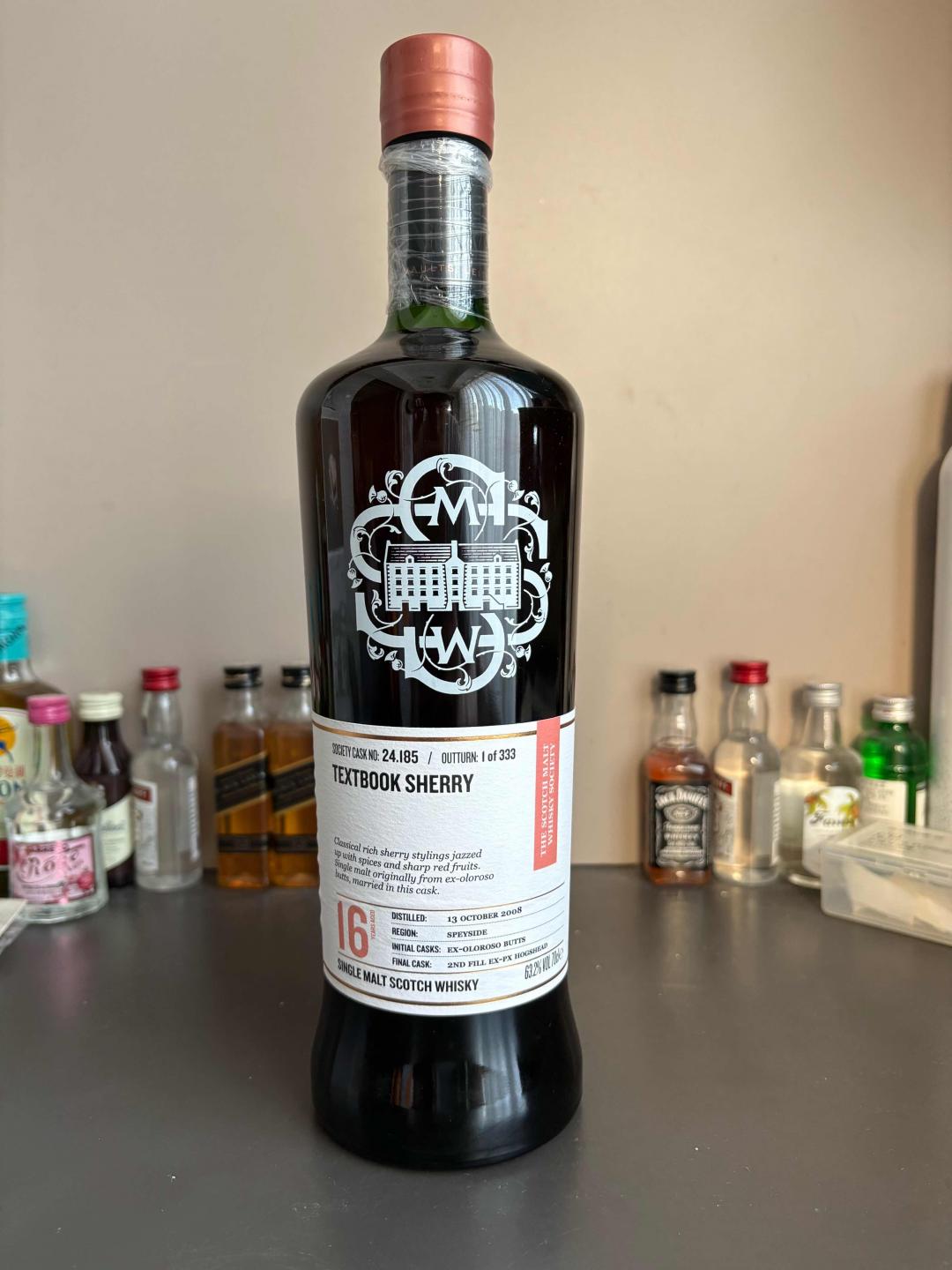 Smws协会麦卡伦16年24.185全程雪莉桶