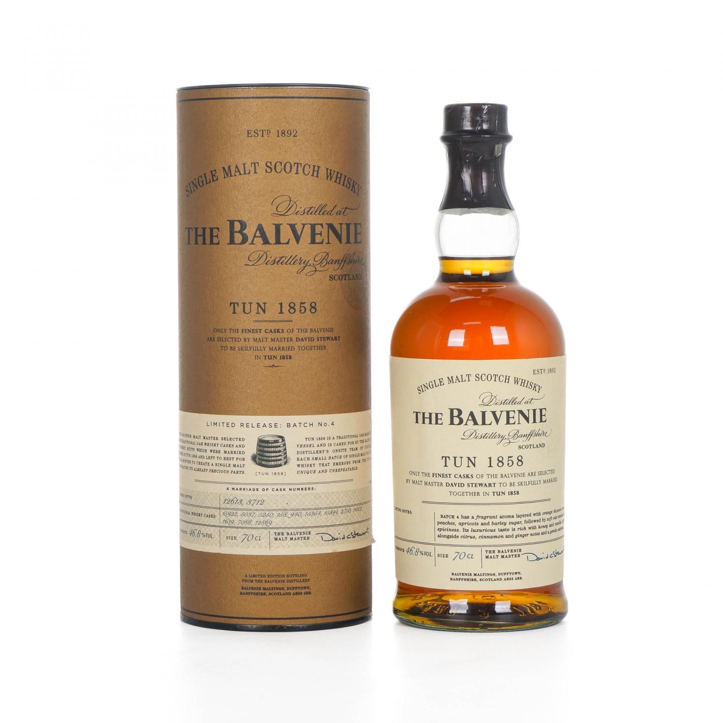 Balvenie 百富 Tun 1858 Batch No.4