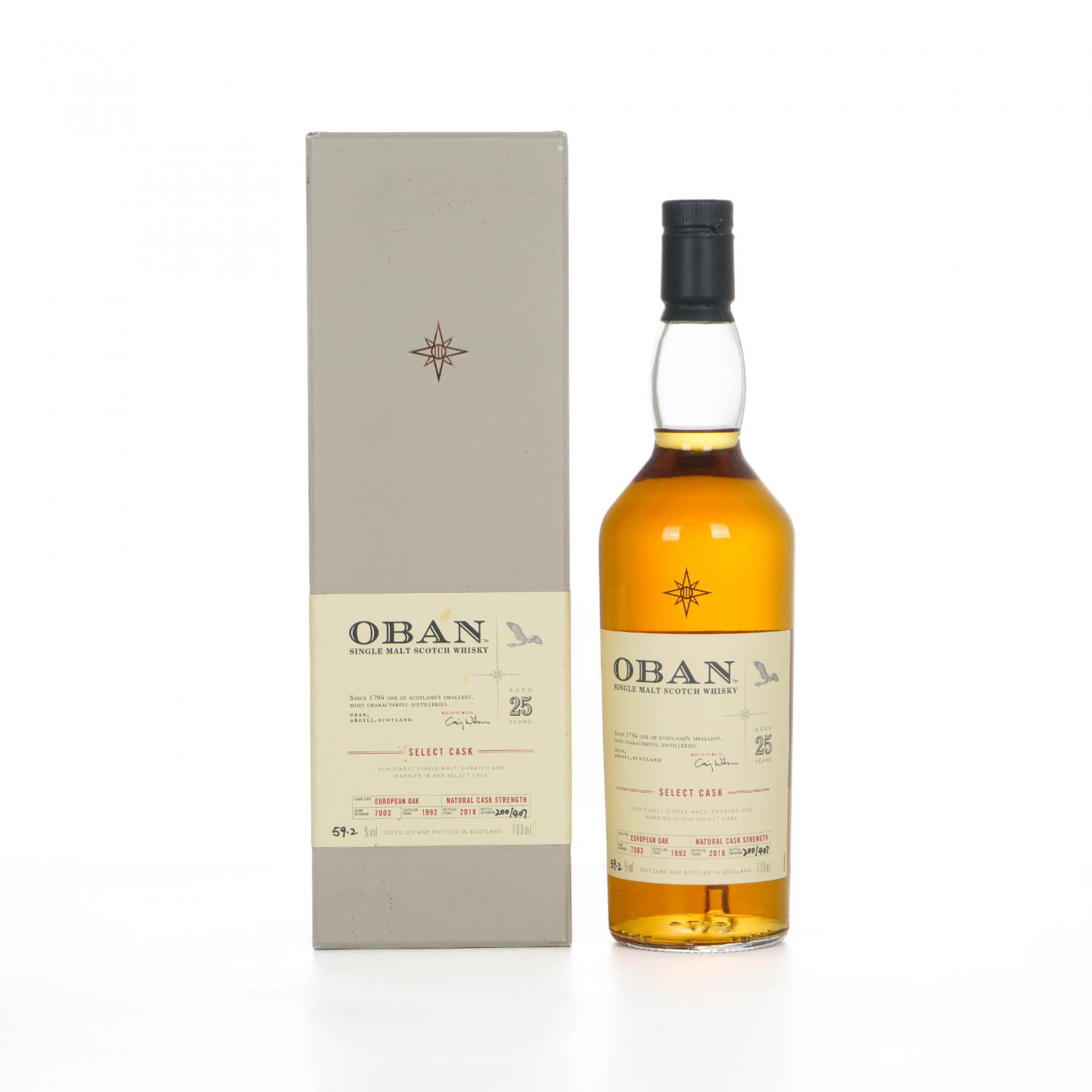 Oban 欧本 25年 1992-2018 星星标 大师选桶 行货