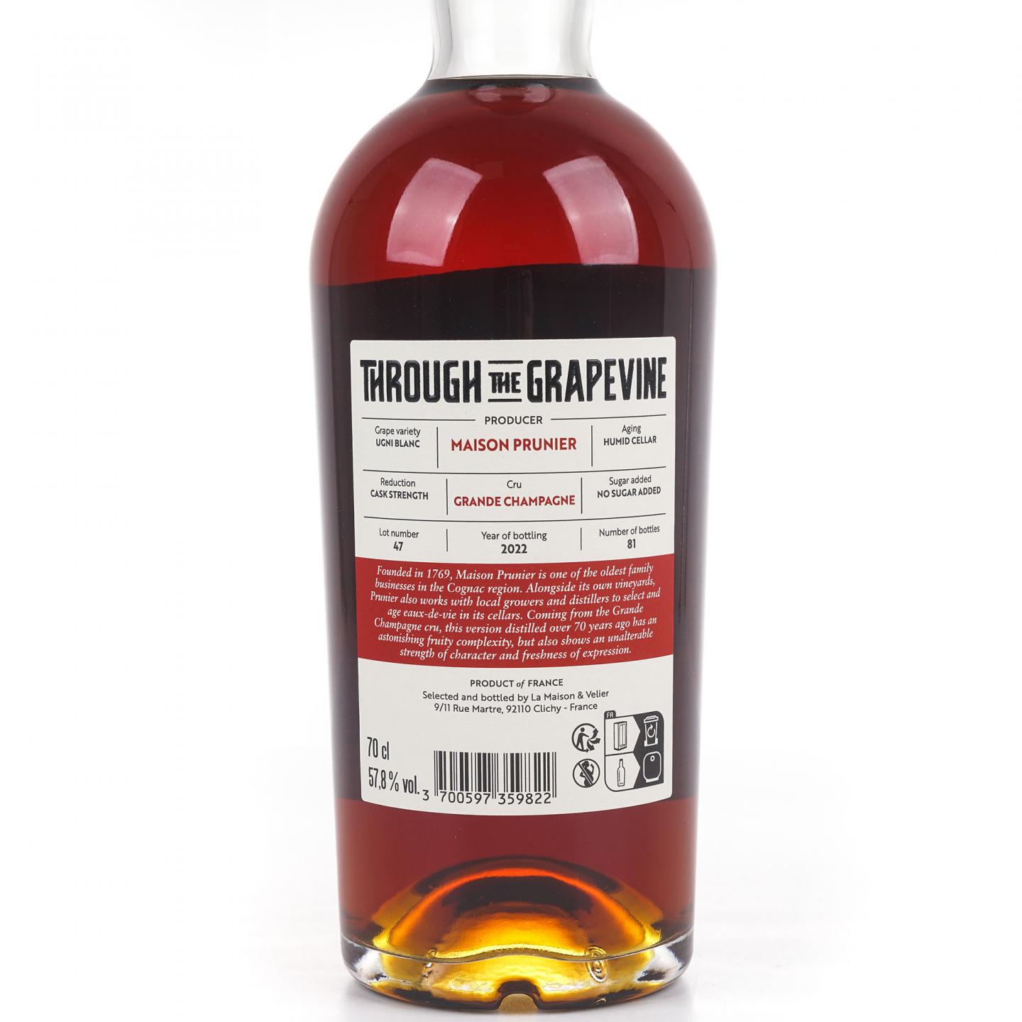 Maison Prunier 2022 干邑 单桶 Lot 47