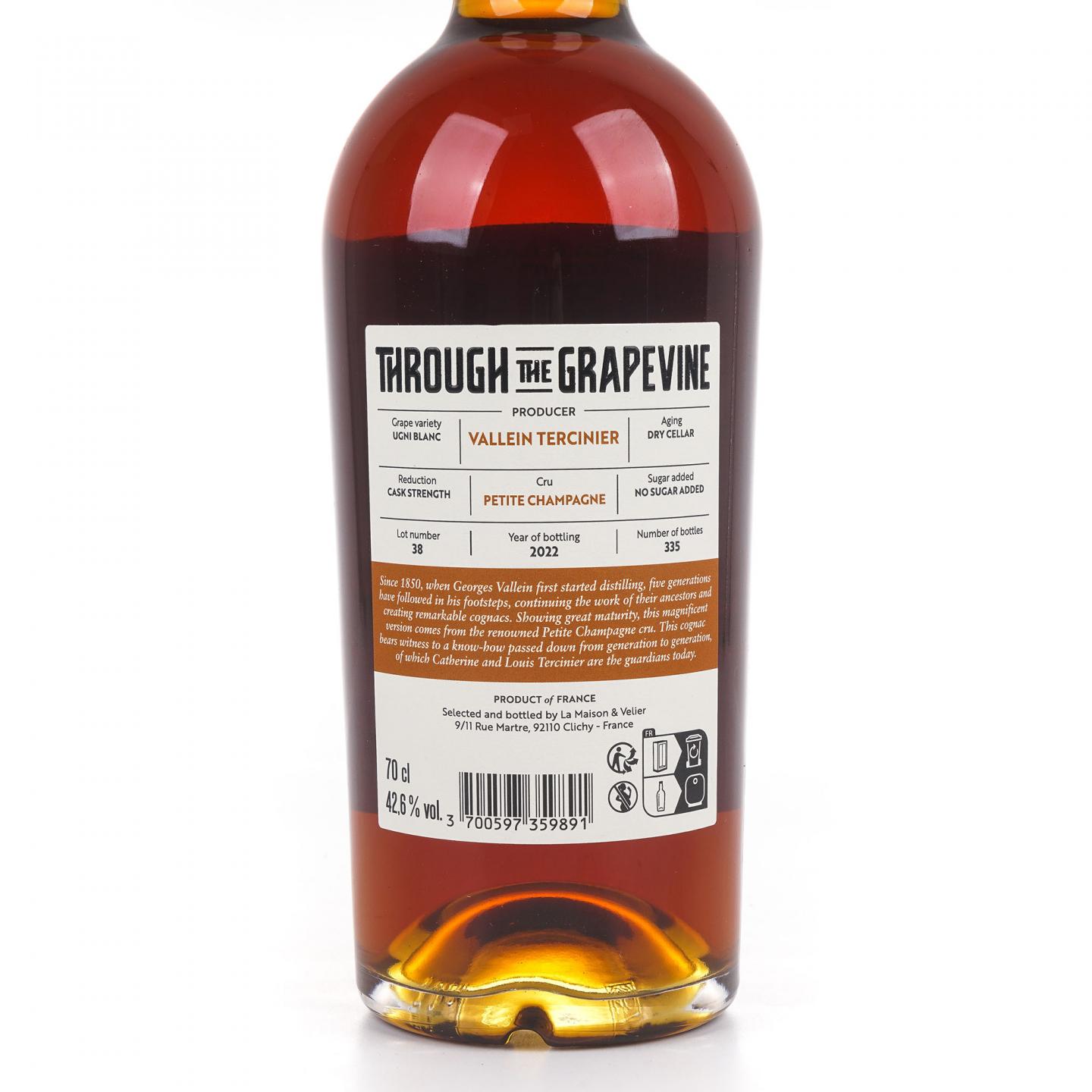 Vallein Tercinier 2022 干邑 单桶桶强 Lot 38
