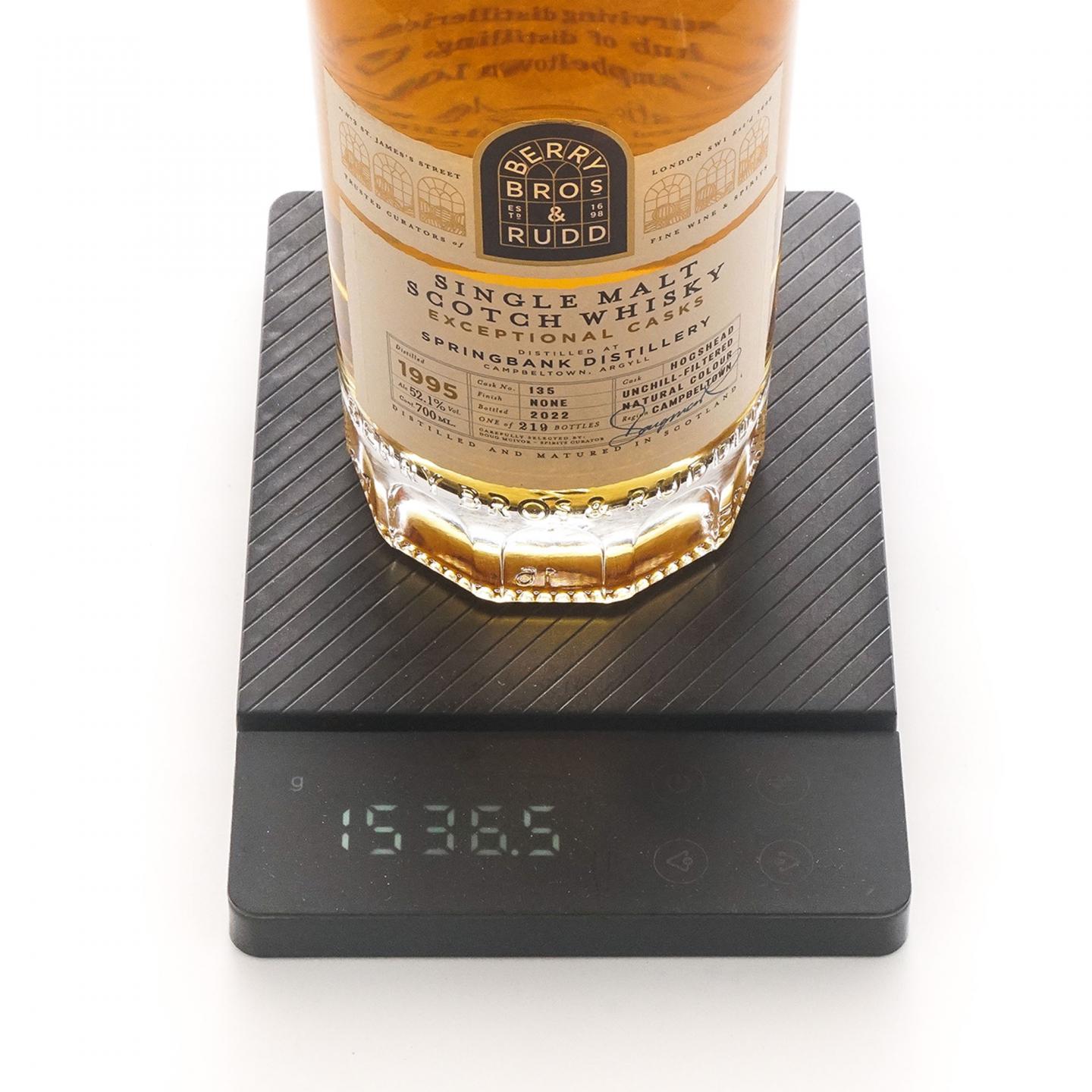 Springbank 云顶 1995-2022 BBR 超凡单桶#135