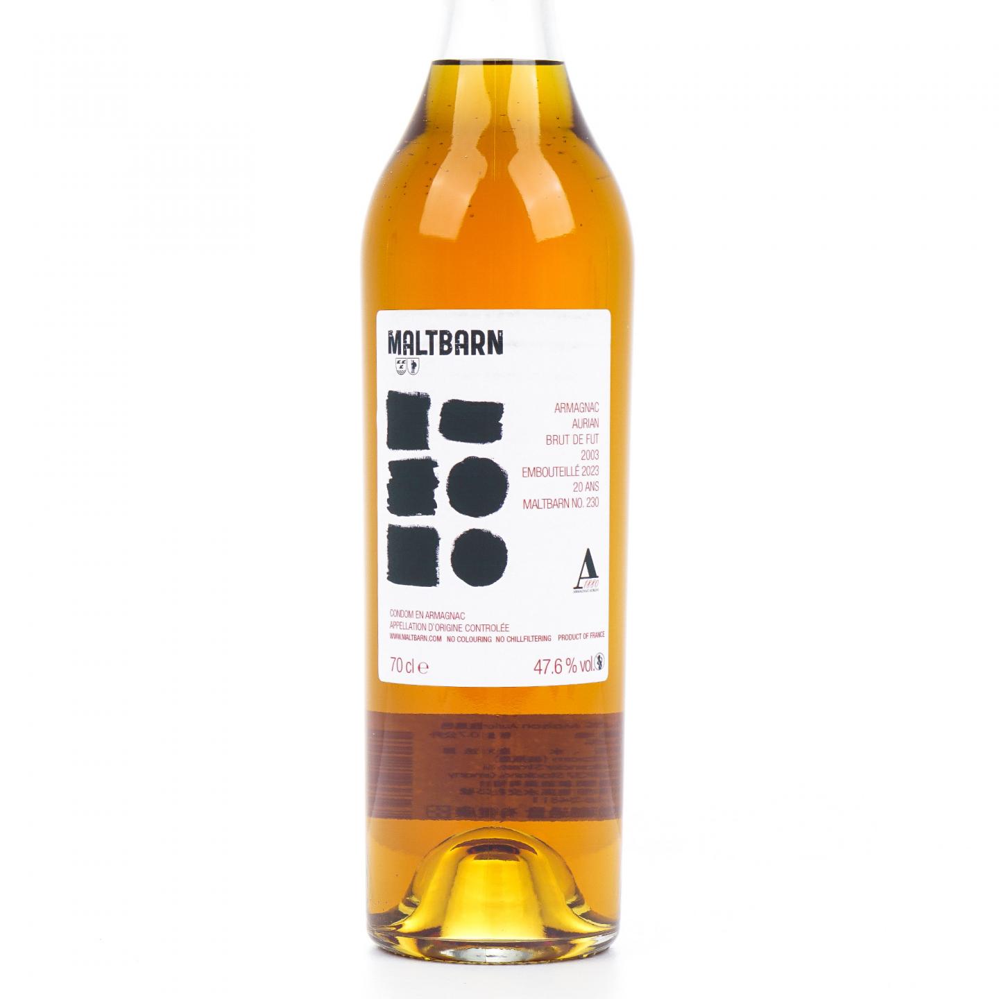 Armagnac Aurian 2003-2023 雅文邑 Maltbarn