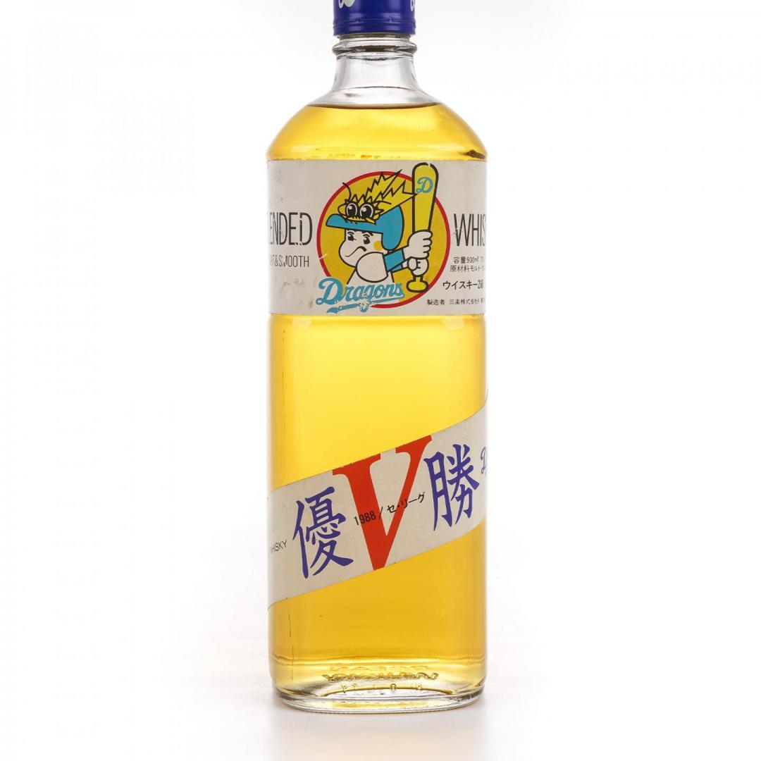 【珍稀套装】70年代/2010年代 轻井泽/季之美 龙队限定威士忌/「能面系列之增女」金酒2只组