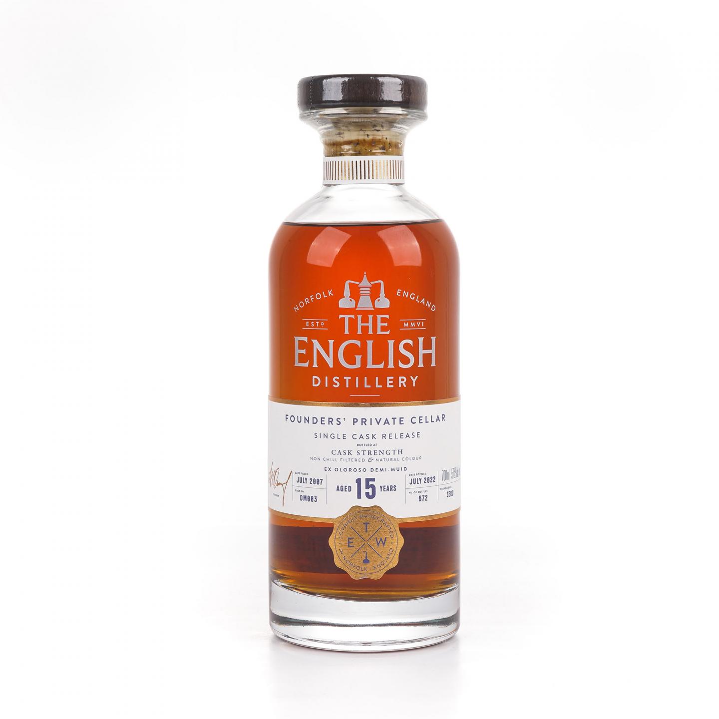 The English Whisky 15年 2007-2022 桶强
