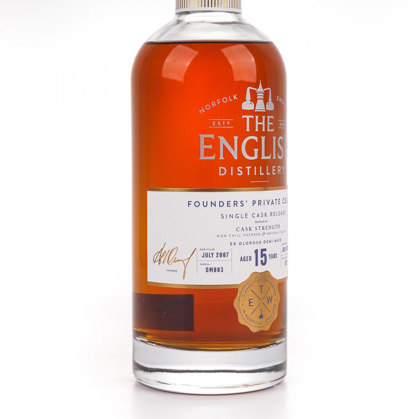The English Whisky 15年 2007-2022 桶强