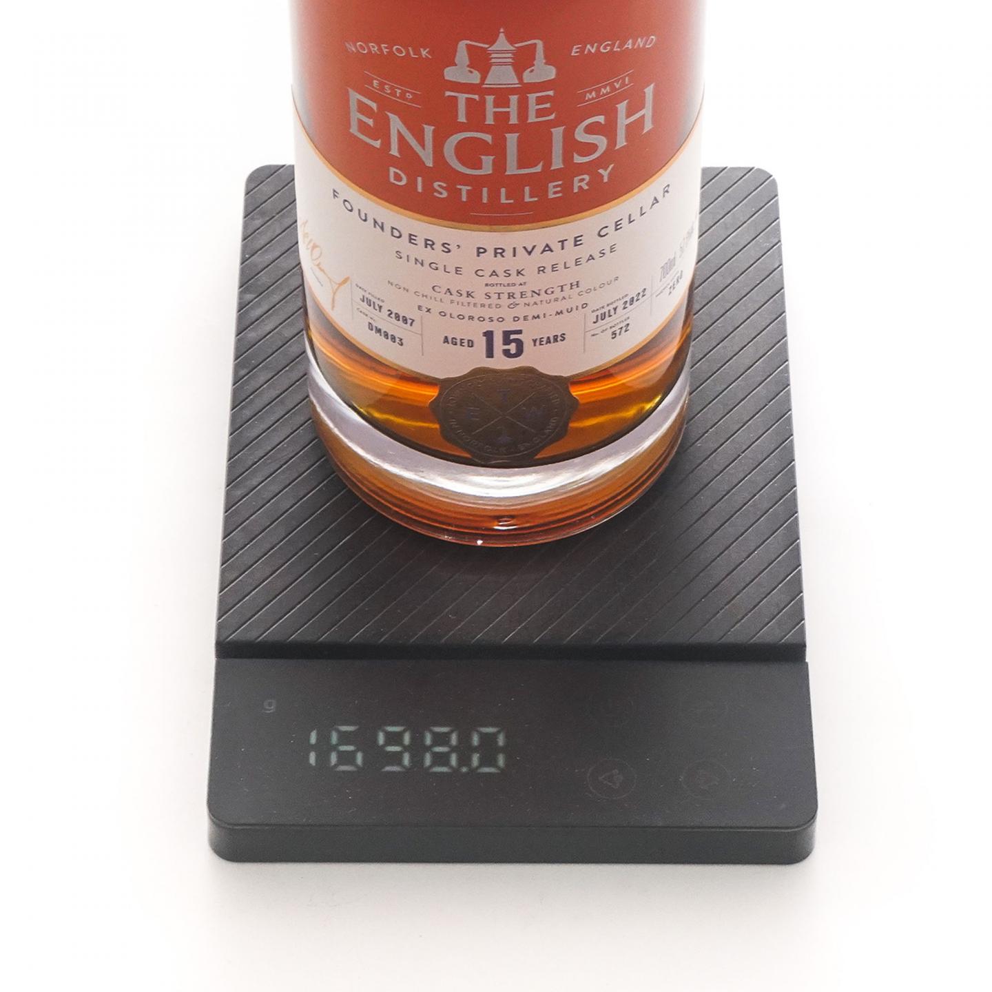 The English Whisky 15年 2007-2022 桶强