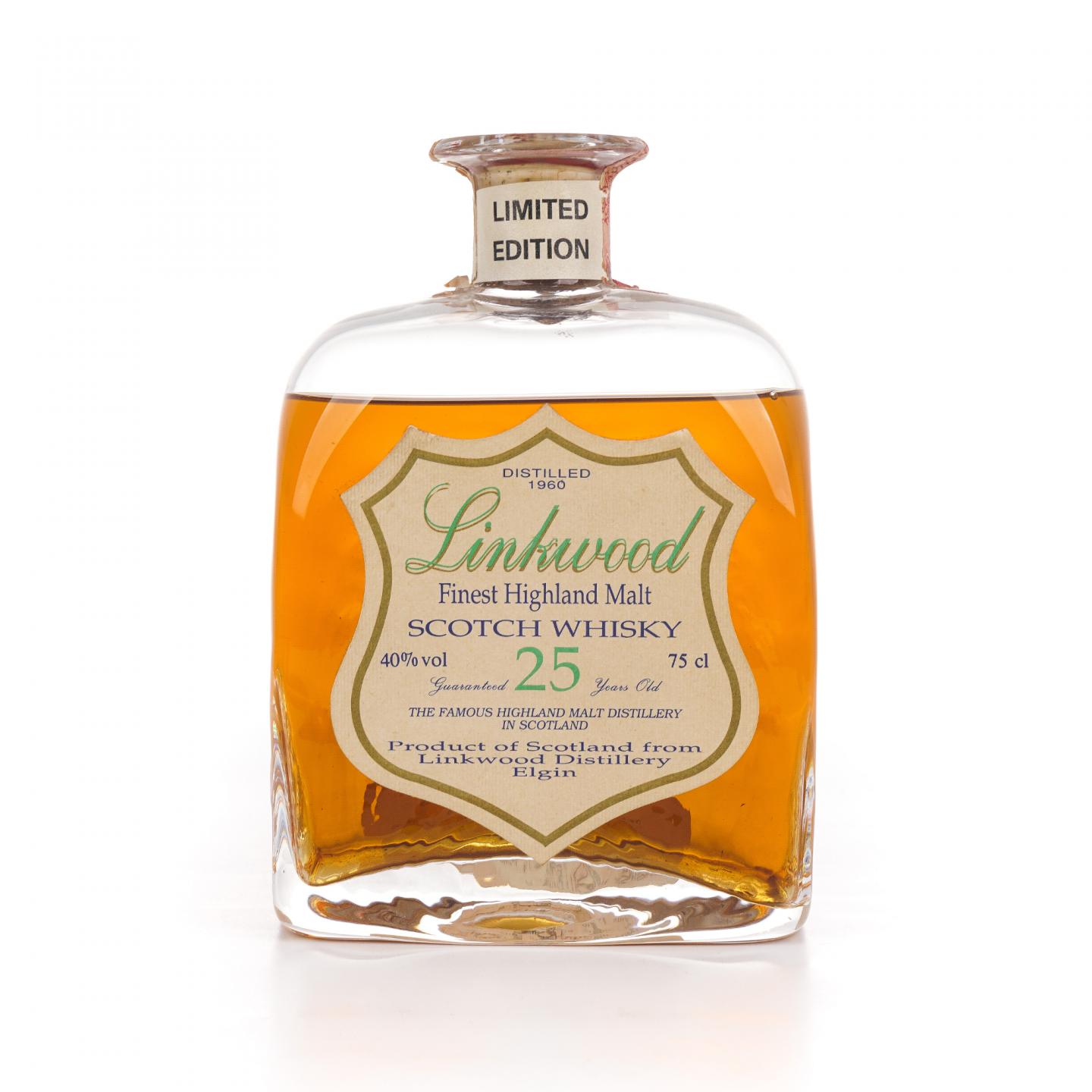 Linkwood 林可伍德 25年 1960 水晶瓶 Sestante 750ml