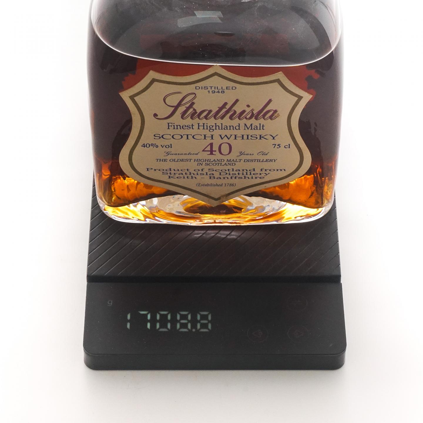 Strathisla 40年 1948 水晶瓶 Sestante 750ml