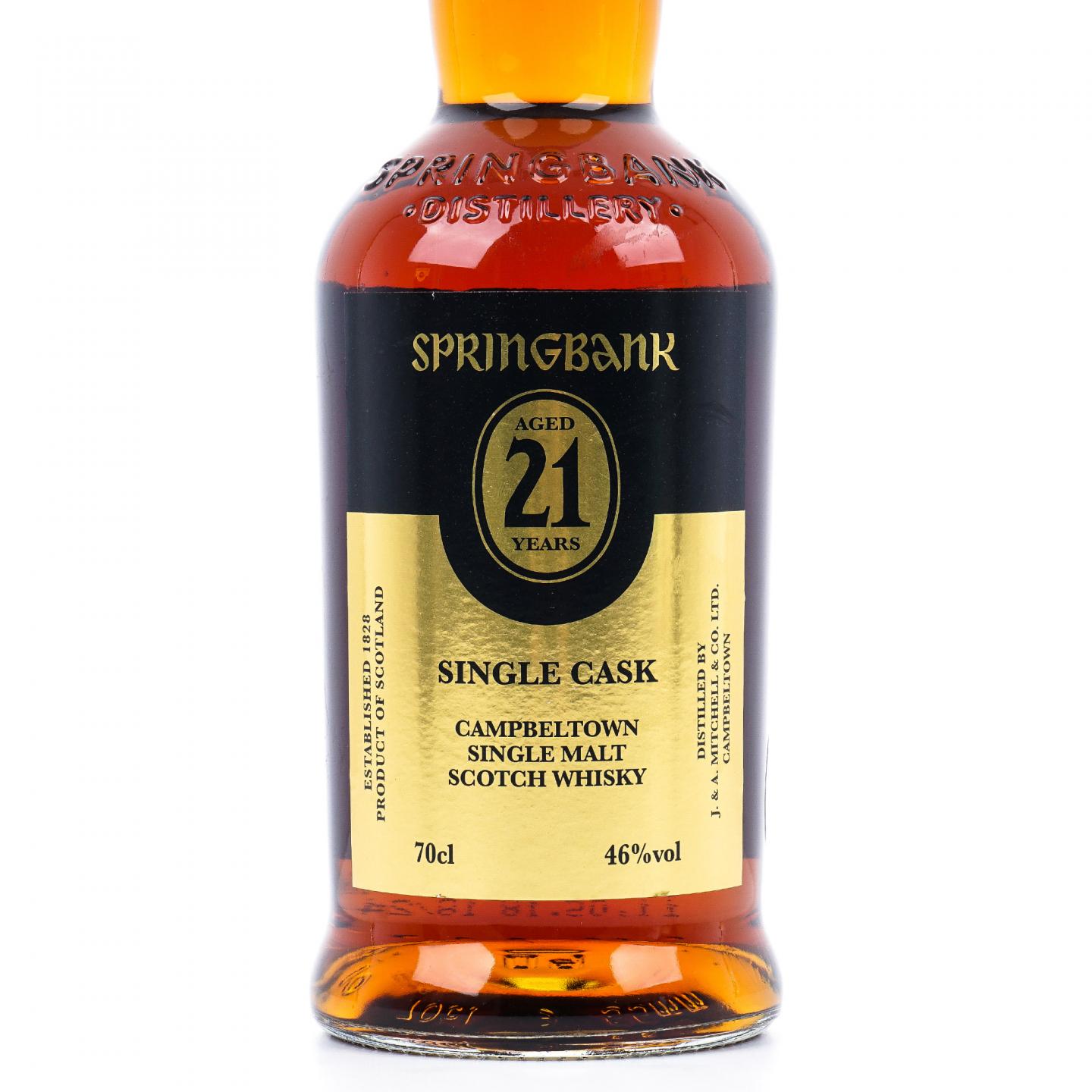 Springbank 云顶 21年 1996-2018 Open Day 单桶