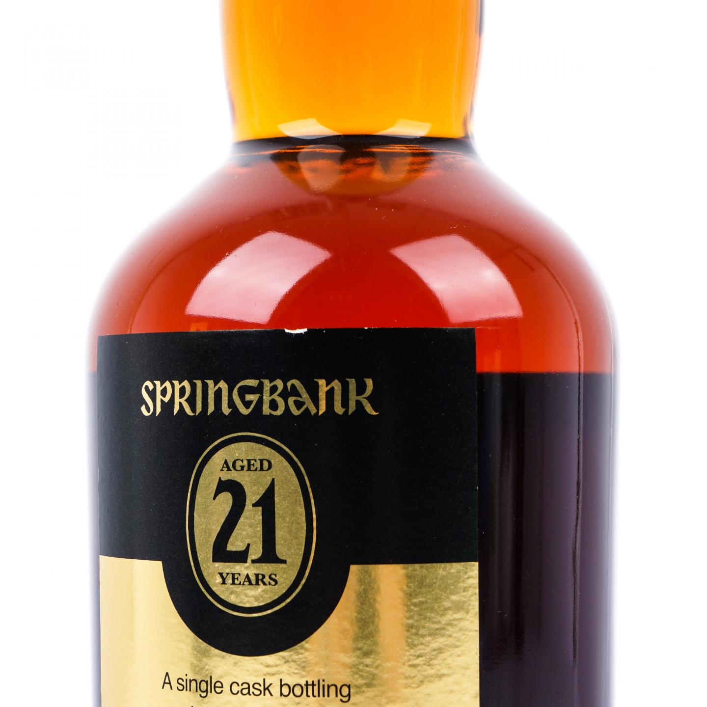 Springbank 云顶 21年 1996-2018 Open Day 单桶
