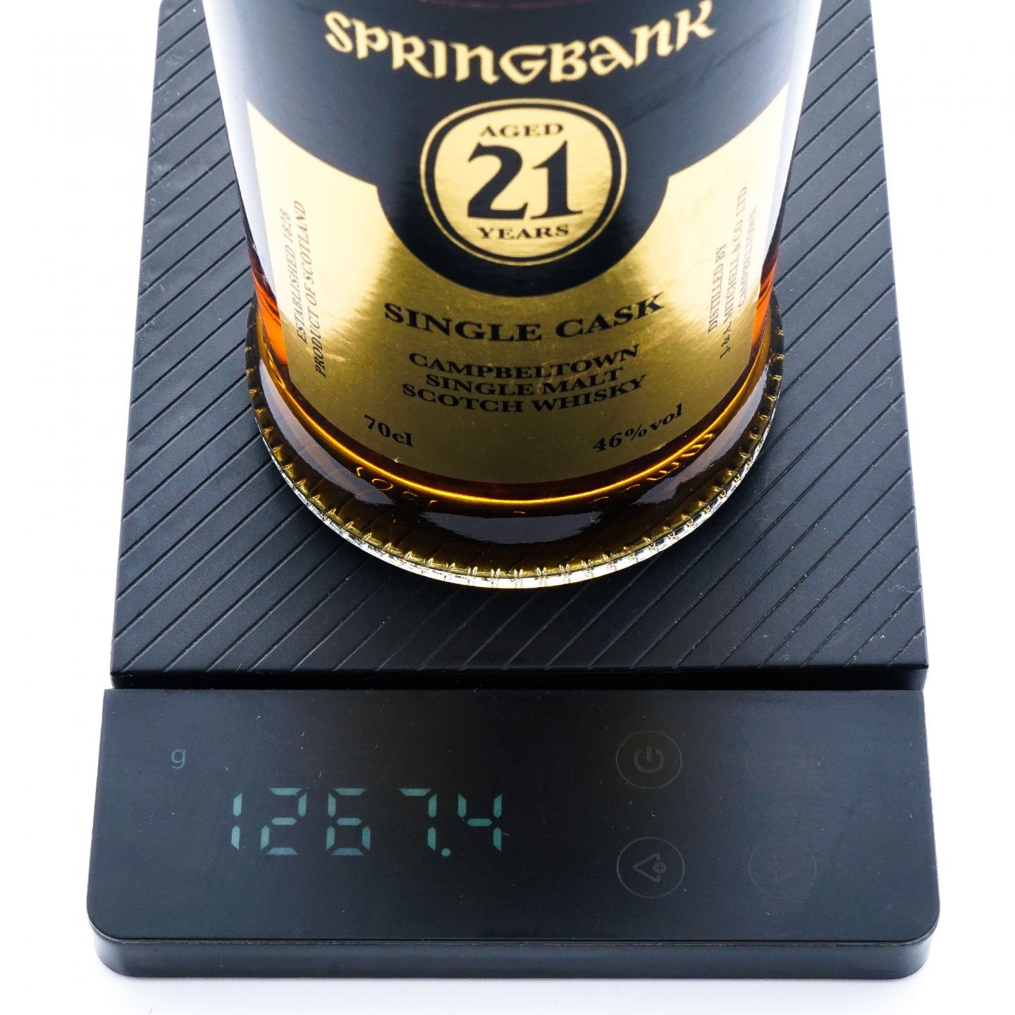 Springbank 云顶 21年 1996-2018 Open Day 单桶
