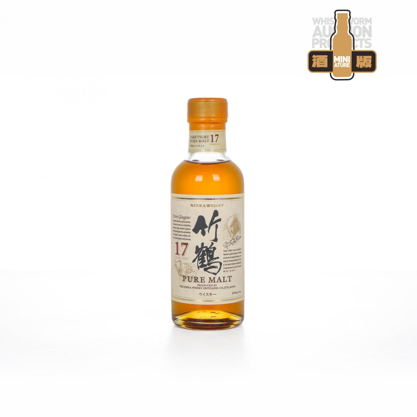 【酒版】竹鹤 17年 Pure Malt 180ml