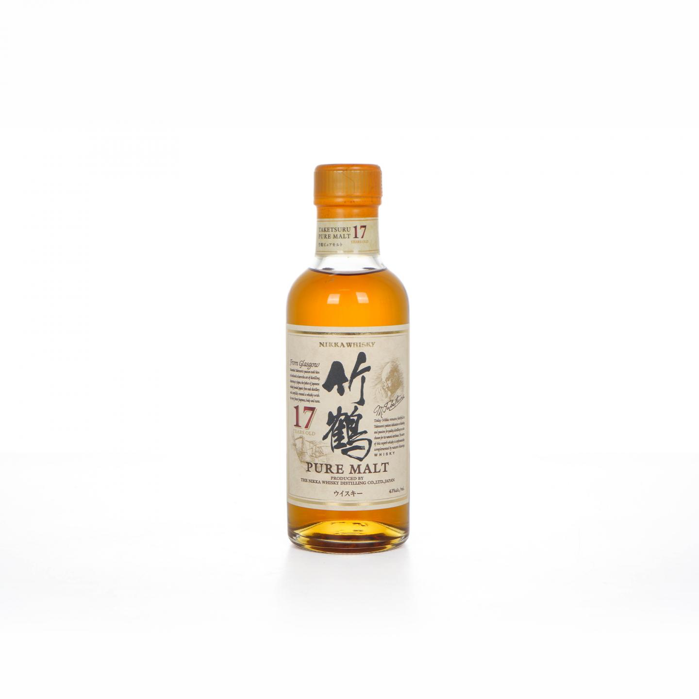 【酒版】竹鹤 17年 Pure Malt 180ml