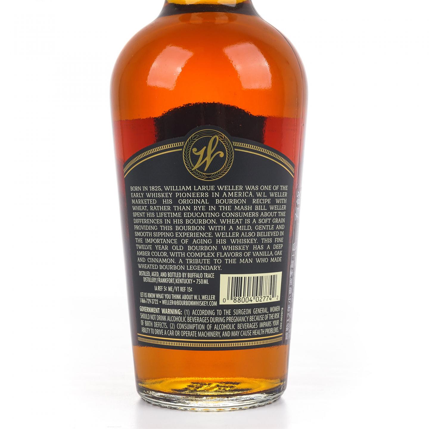 W.L. Weller 12年 波本威士忌 750ml