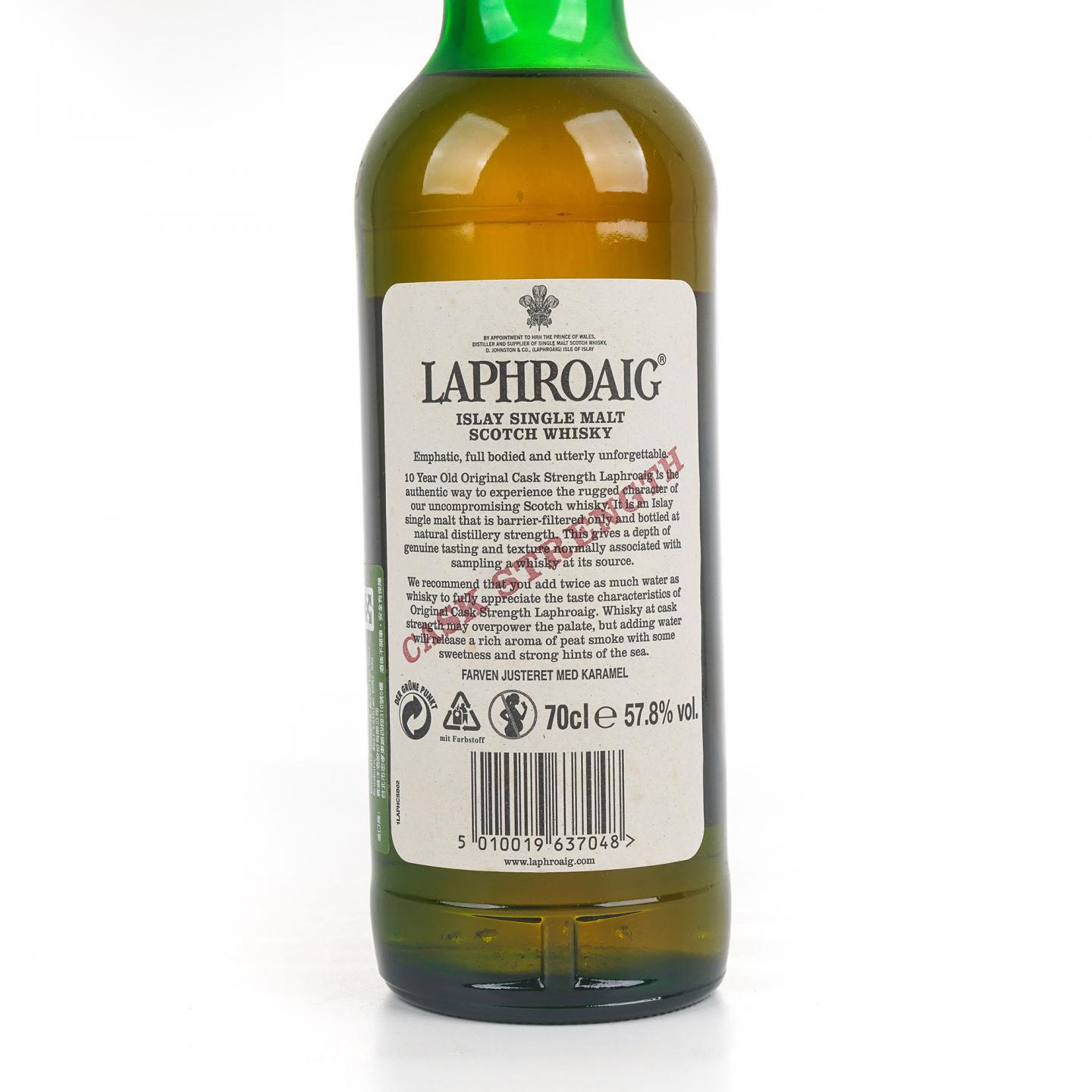 Laphroaig 拉弗格 10年 桶强 Batch 001 57.8%