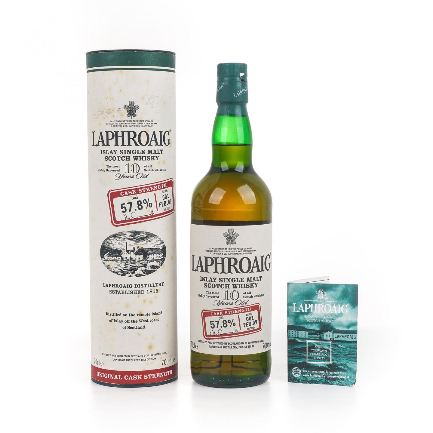 Laphroaig 拉弗格 10年 桶强 Batch 001 57.8% 700ml