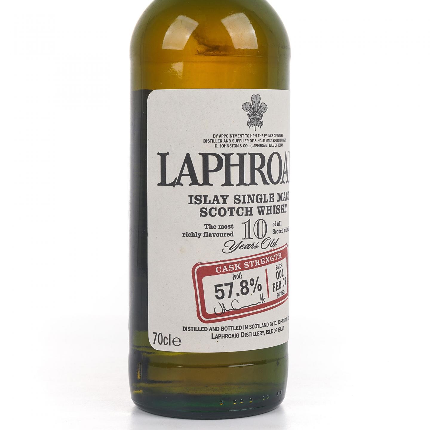 Laphroaig 拉弗格 10年 桶强 Batch 001 57.8% 700ml