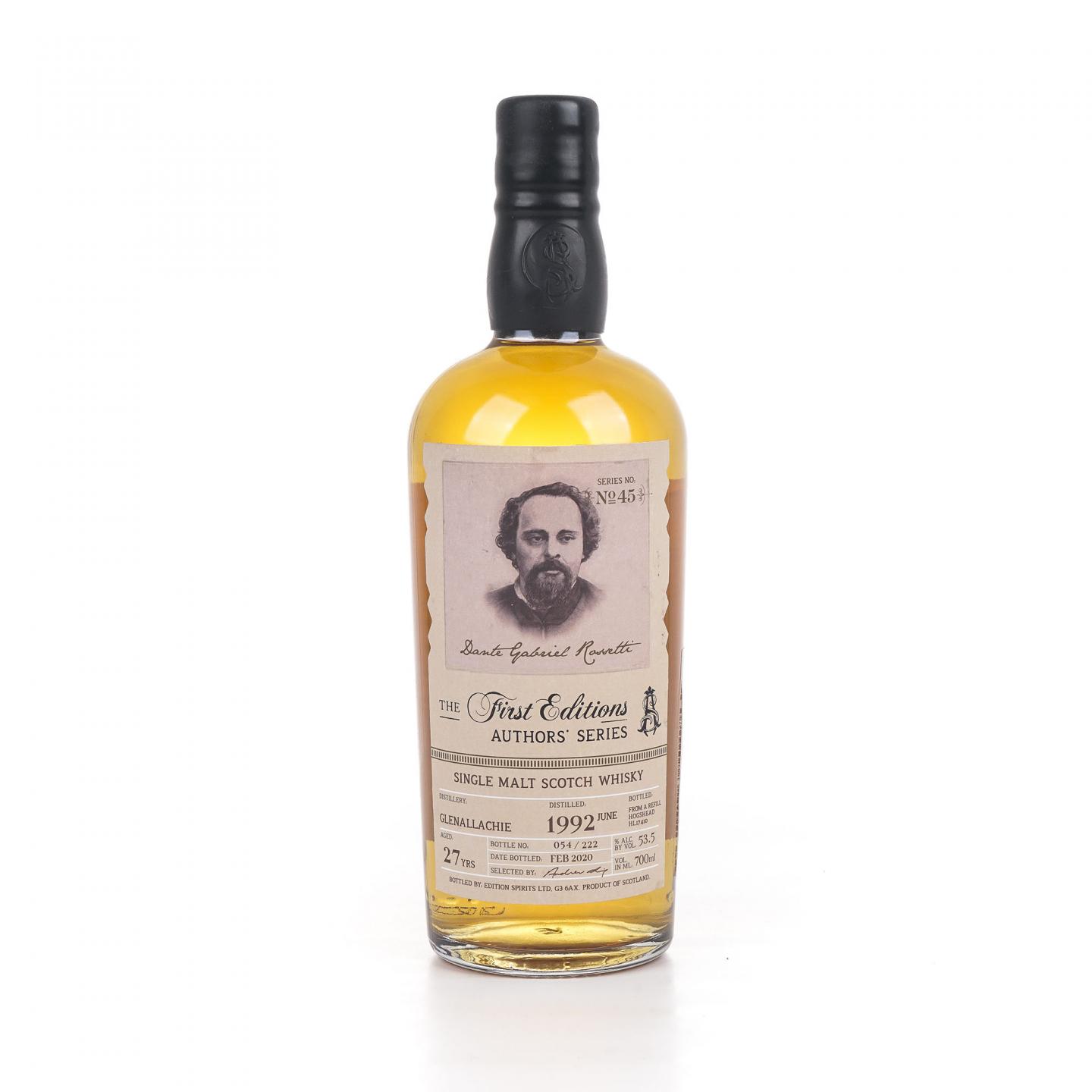 Glenallachie 格兰纳里奇 27年 1992-2020 首席作家 桶号#HL 17410