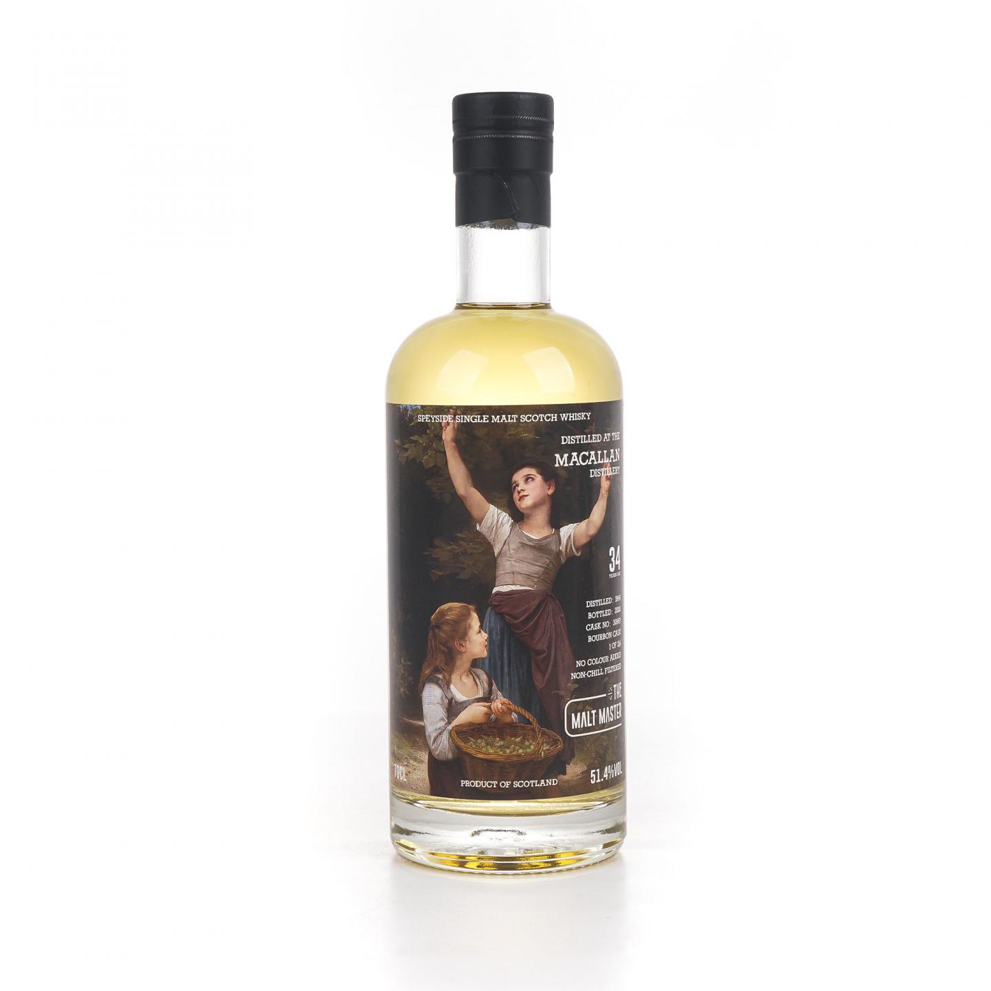 Macallan 麦卡伦 34年 1986-2020 The Malt Master 波本桶#30867