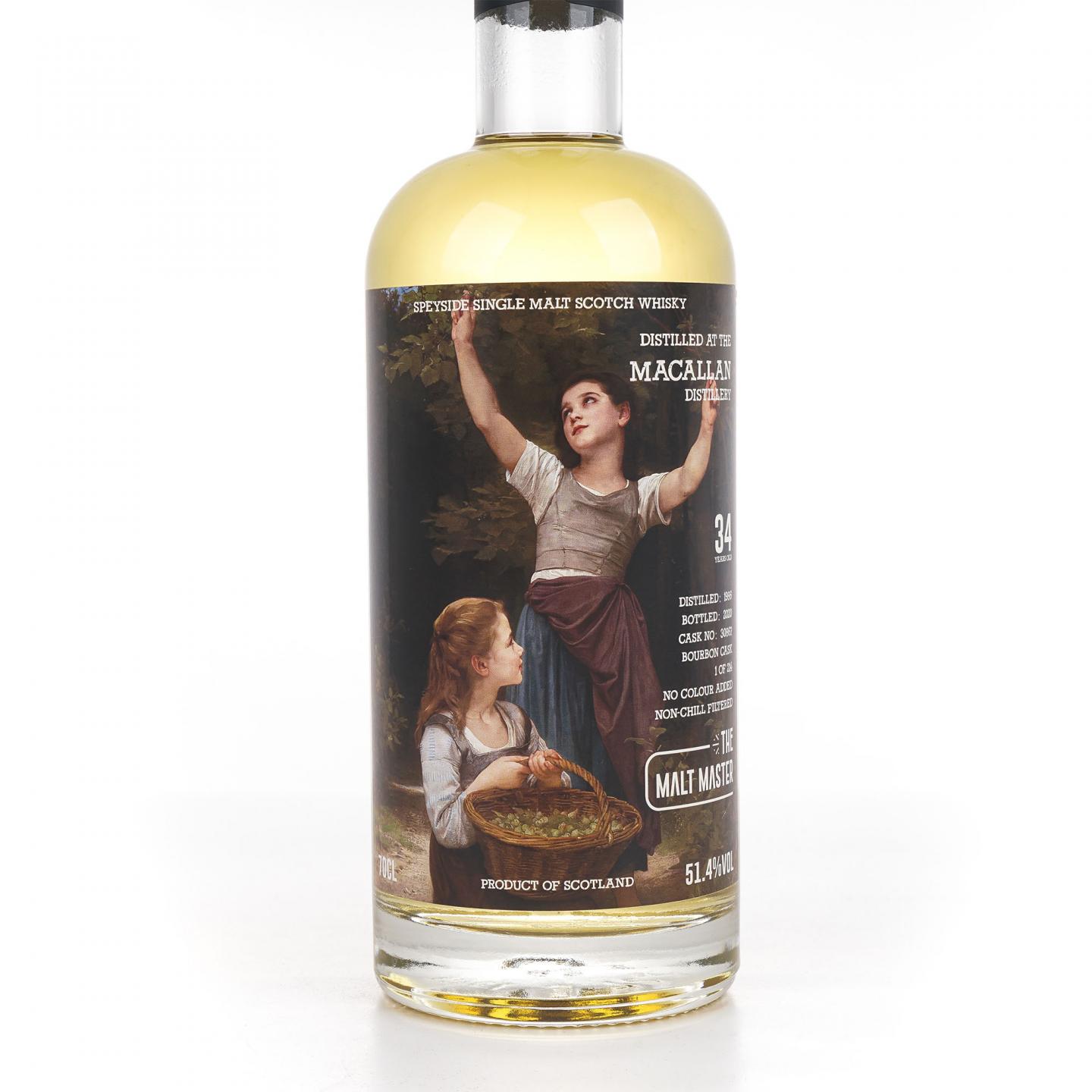 Macallan 麦卡伦 34年 1986-2020 The Malt Master 波本桶#30867