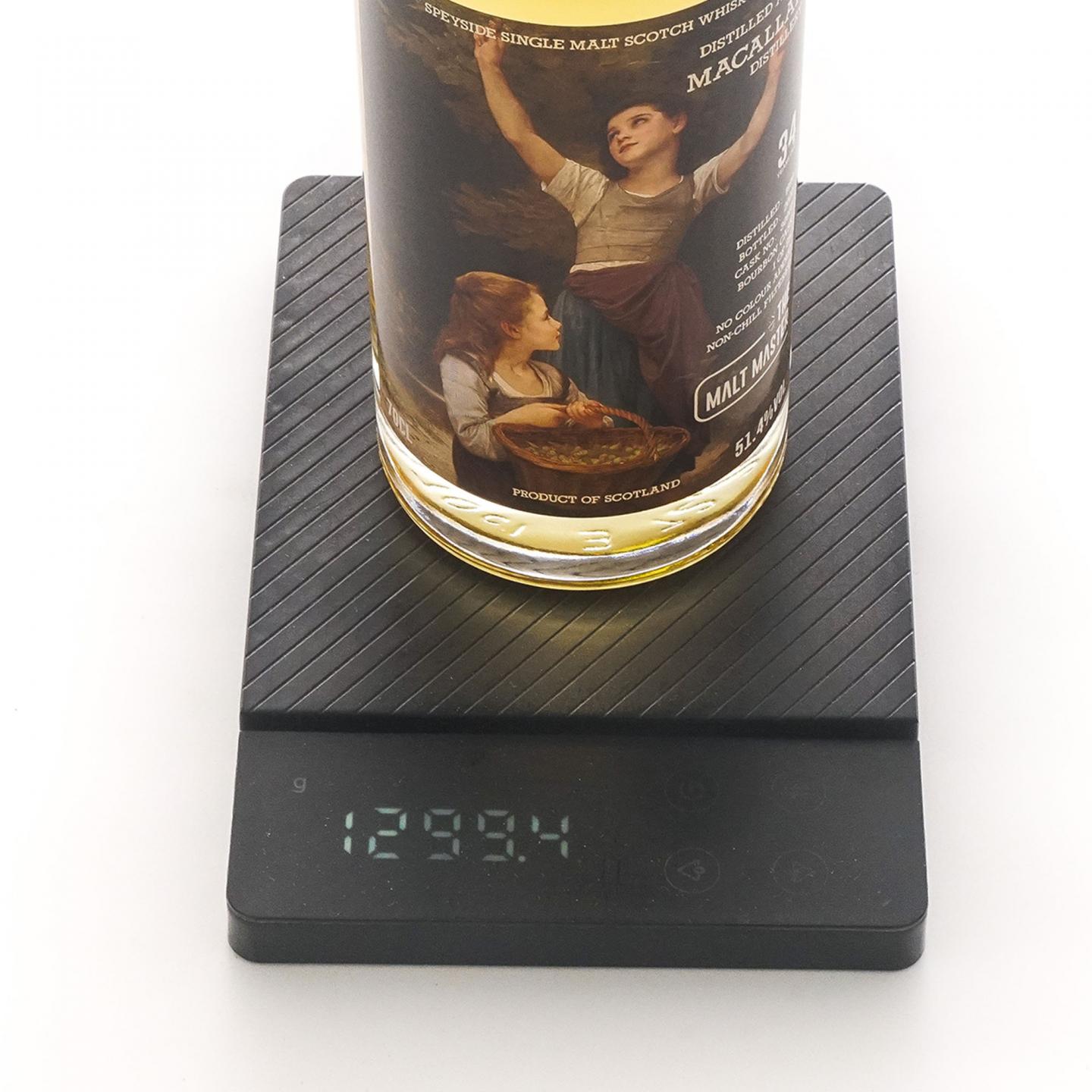 Macallan 麦卡伦 34年 1986-2020 The Malt Master 波本桶#30867