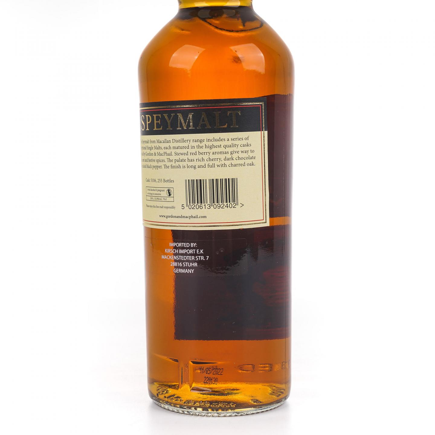 Speymalt 麦卡伦 2001-2022 GM 桶号#5106