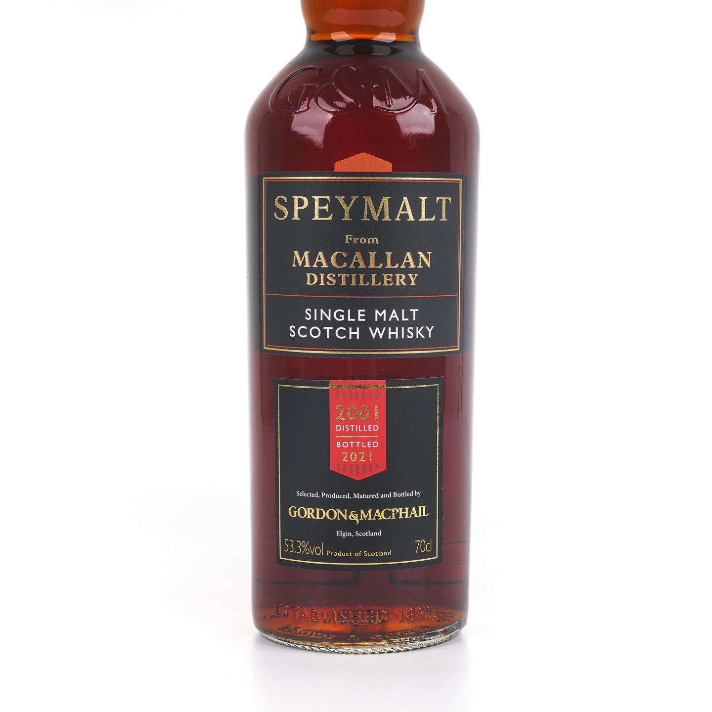 Speymalt 麦卡伦 2001-2021 GM 桶号#3441