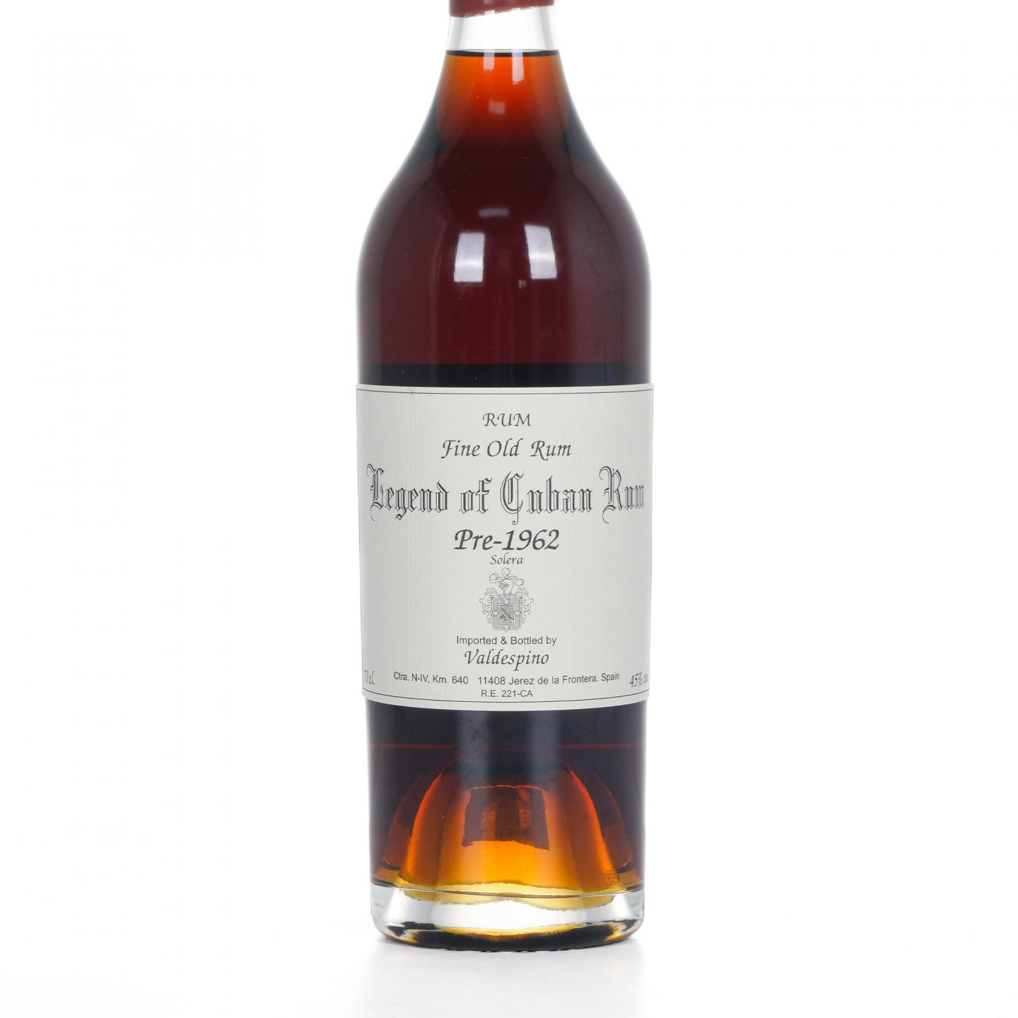 Valdespino Legend of Cuban Rum Pre-1962 朗姆酒 70cl