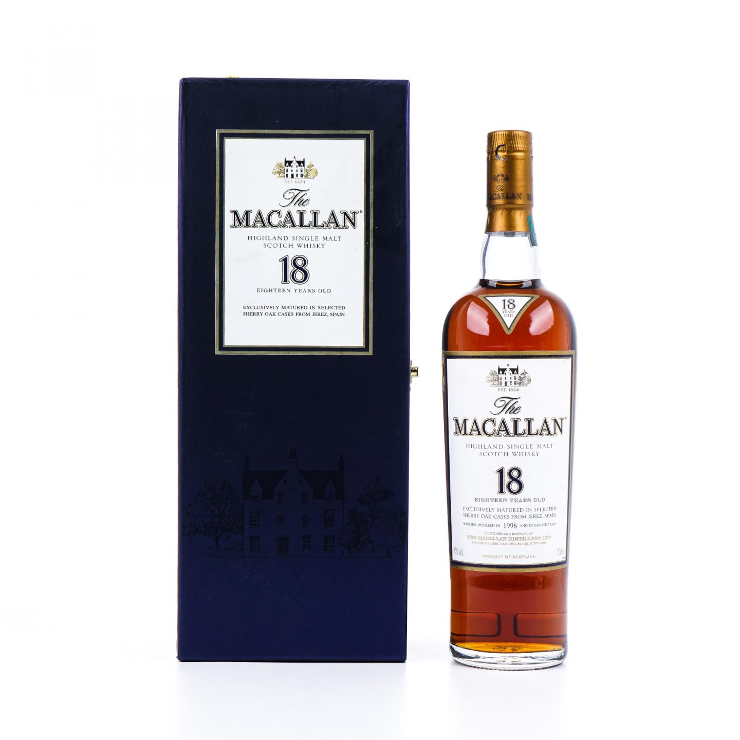 Macallan 麦卡伦 18年 1996 雪莉桶 700ml