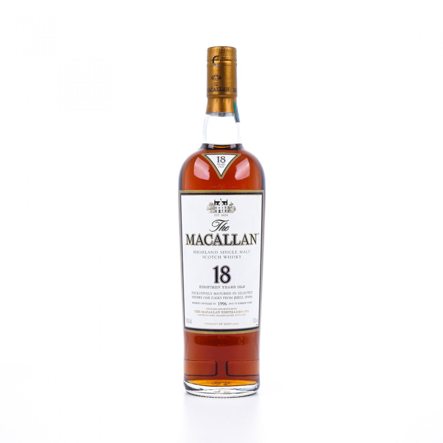 Macallan 麦卡伦 18年 1996 雪莉桶 700ml