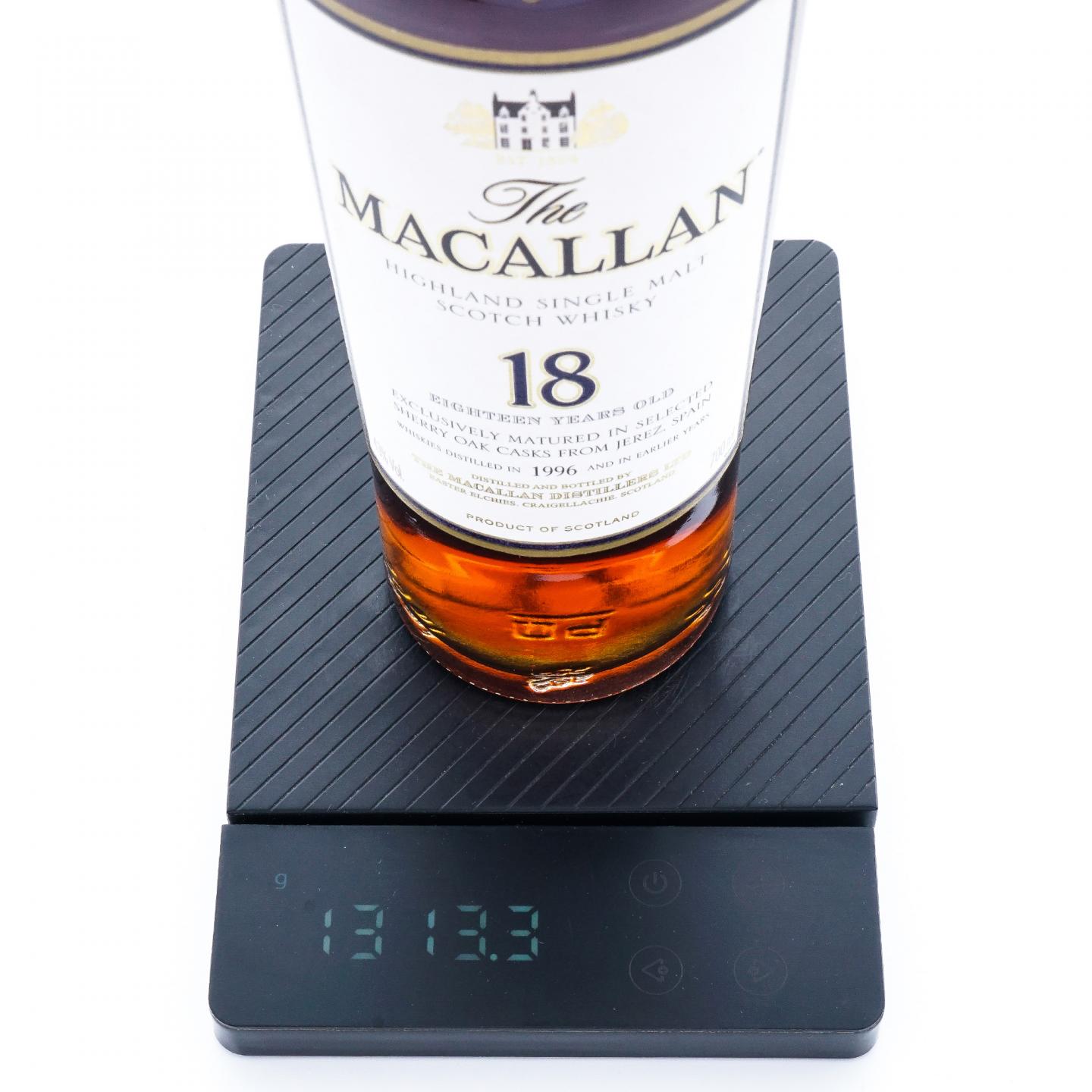 Macallan 麦卡伦 18年 1996 雪莉桶 700ml