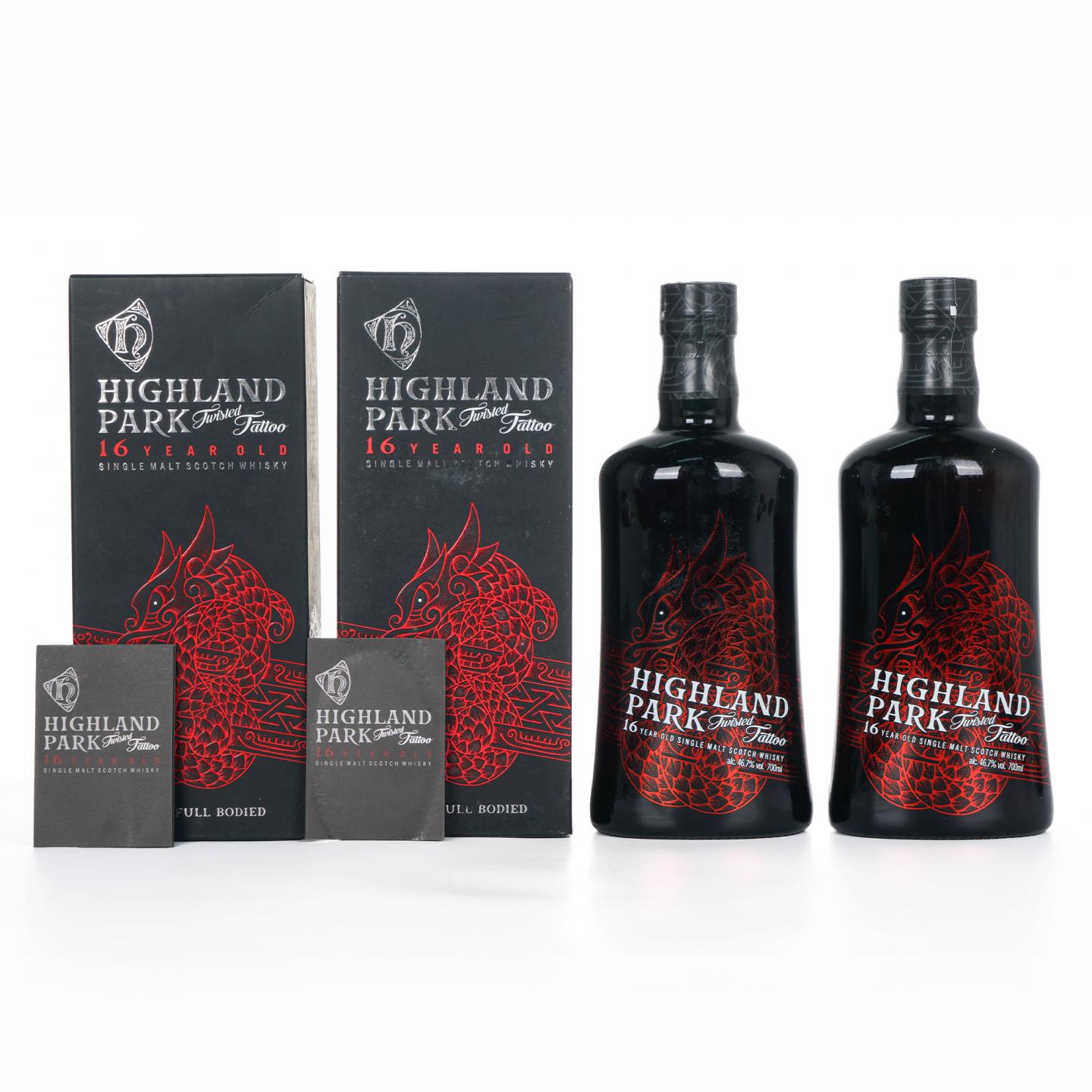 Highland Park 高原骑士 16年 Twisted Tattoo 2瓶组*700ml