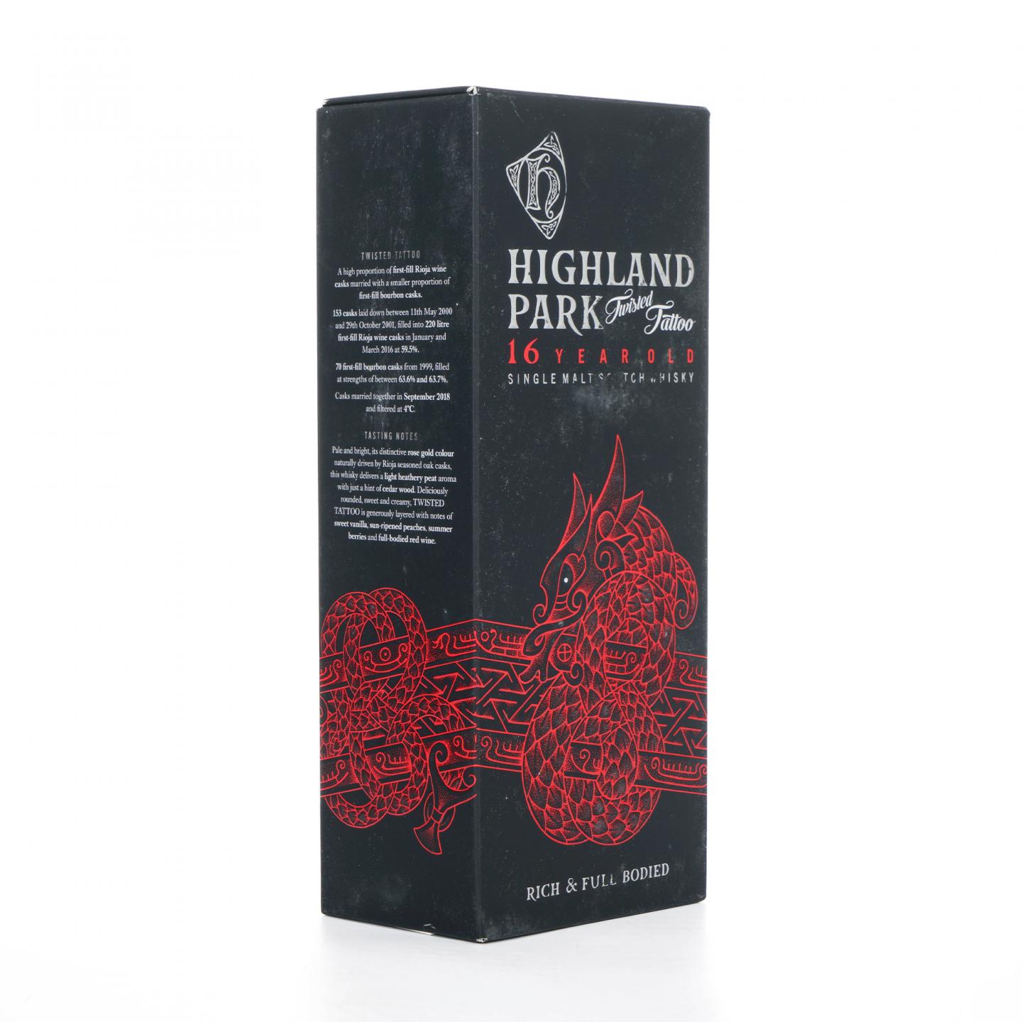 Highland Park 高原骑士 16年 Twisted Tattoo 2瓶组*700ml